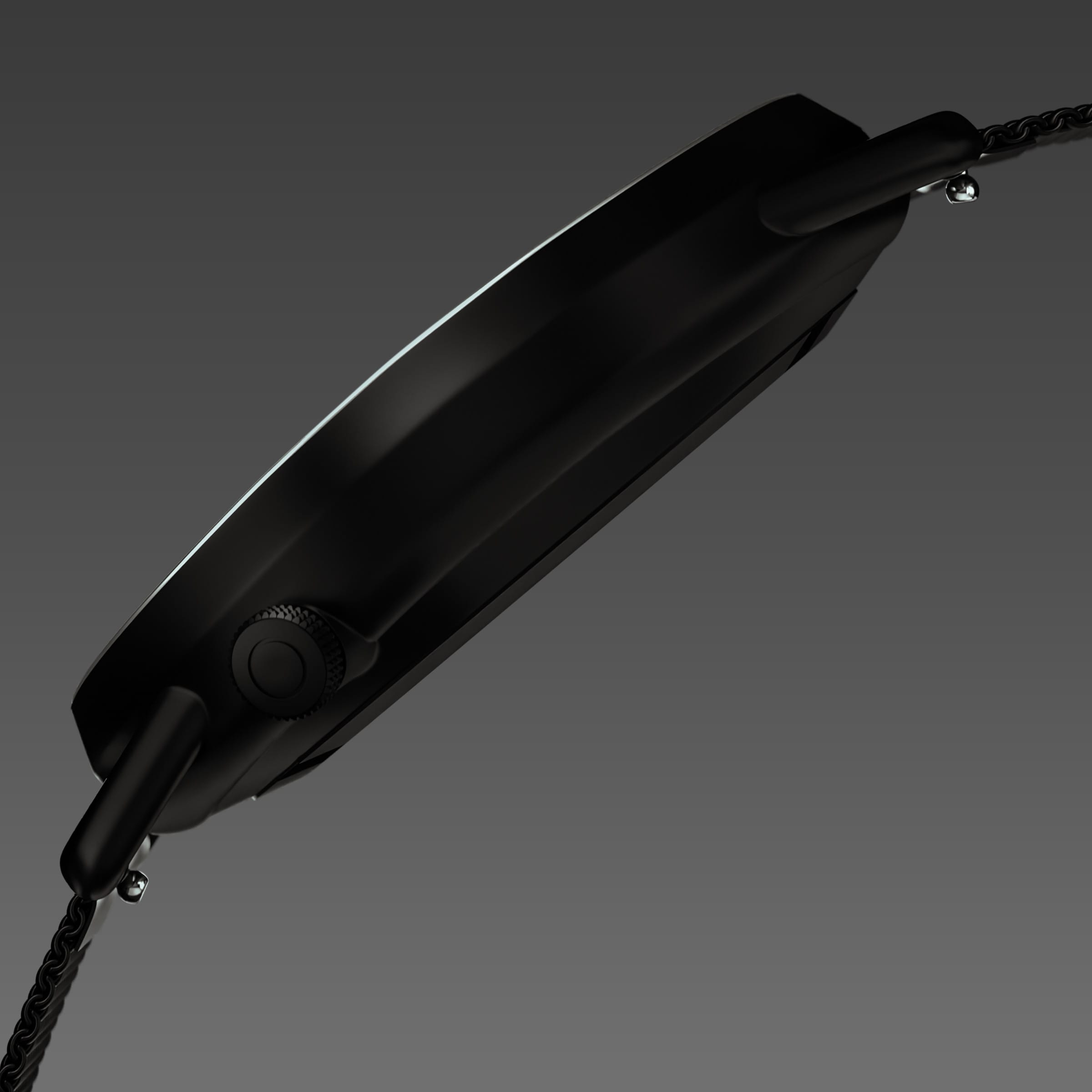 The Solar Curve | Black Dial - Black Case