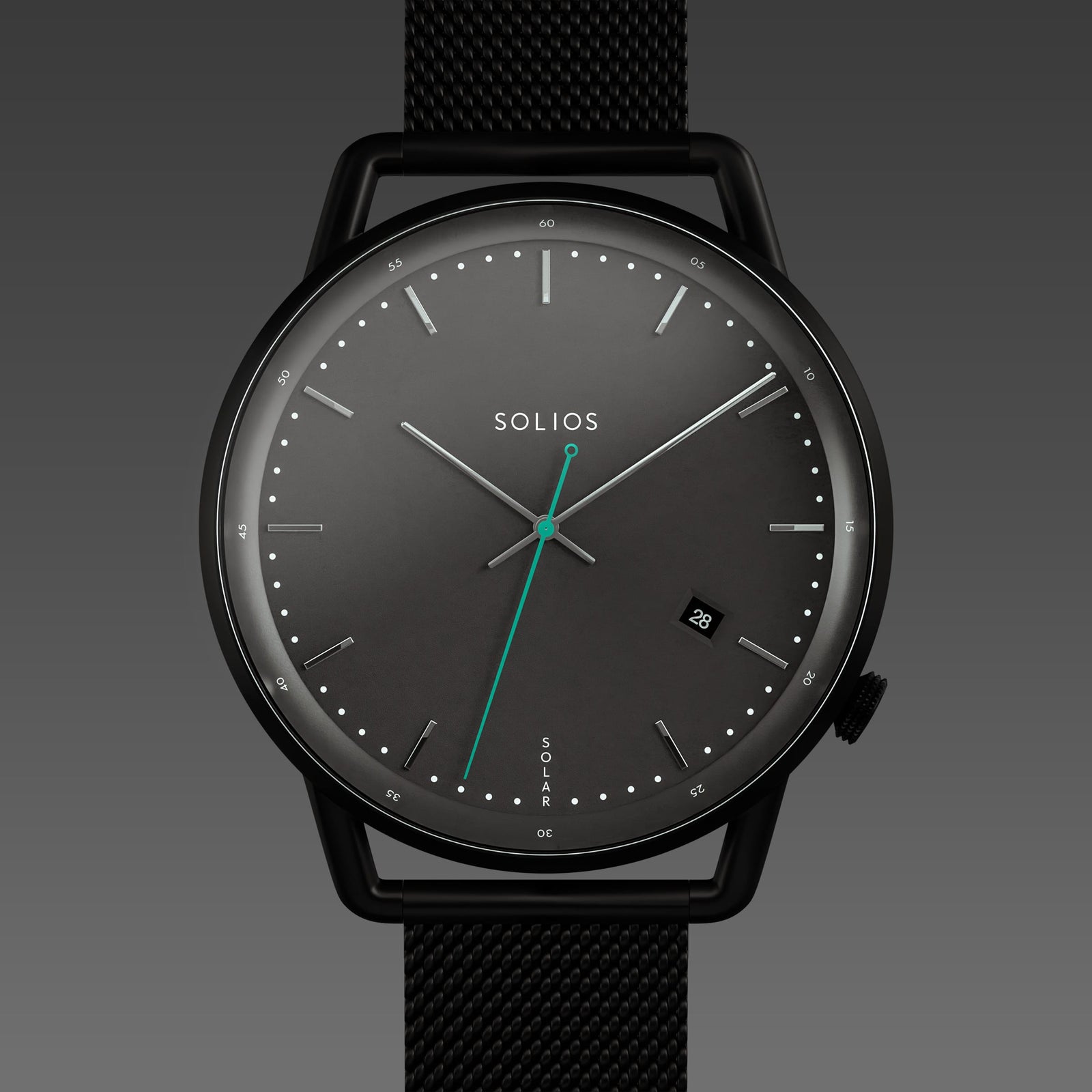 The Solar Curve | Black Dial - Black Case