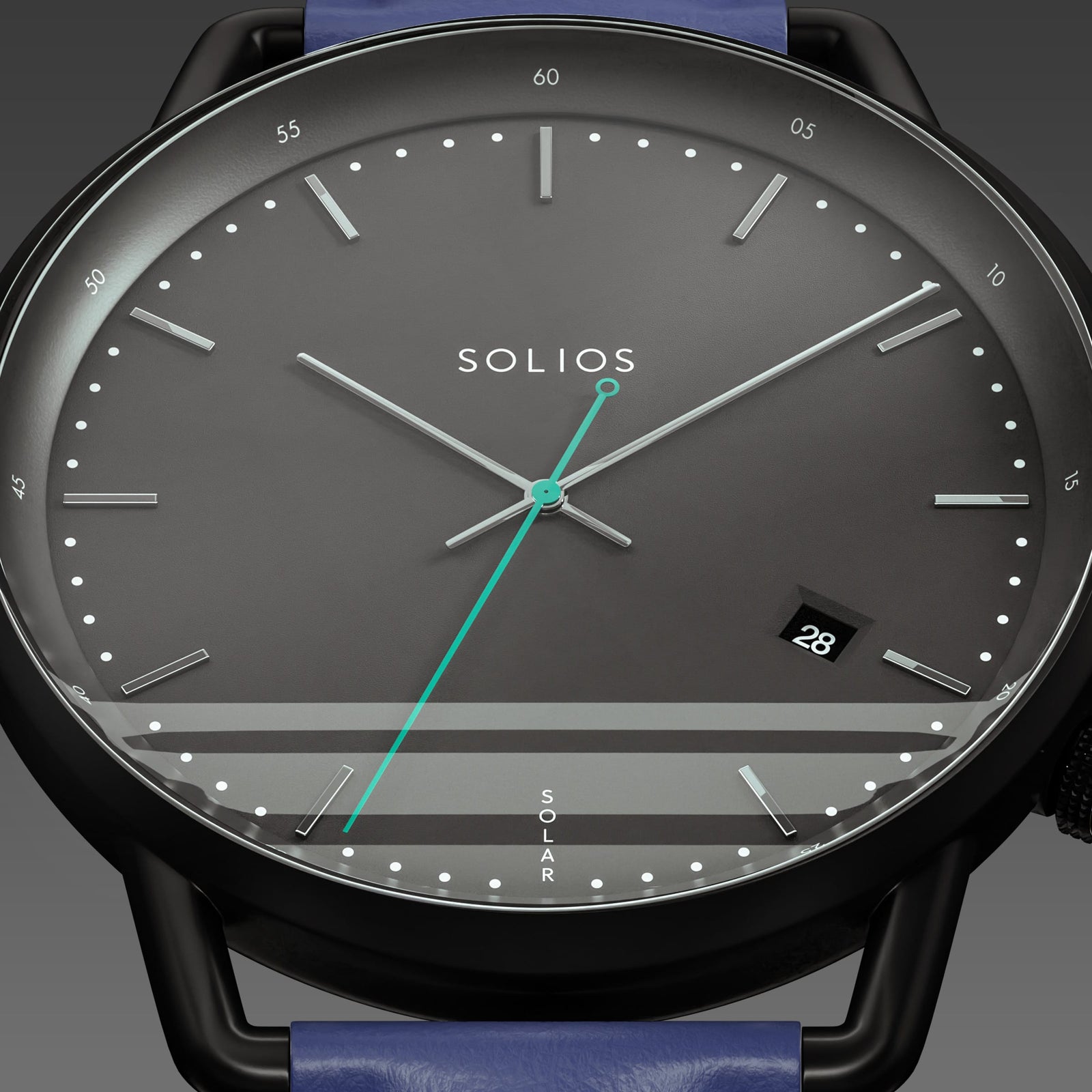 The Solar Curve | Black Dial - Black Case