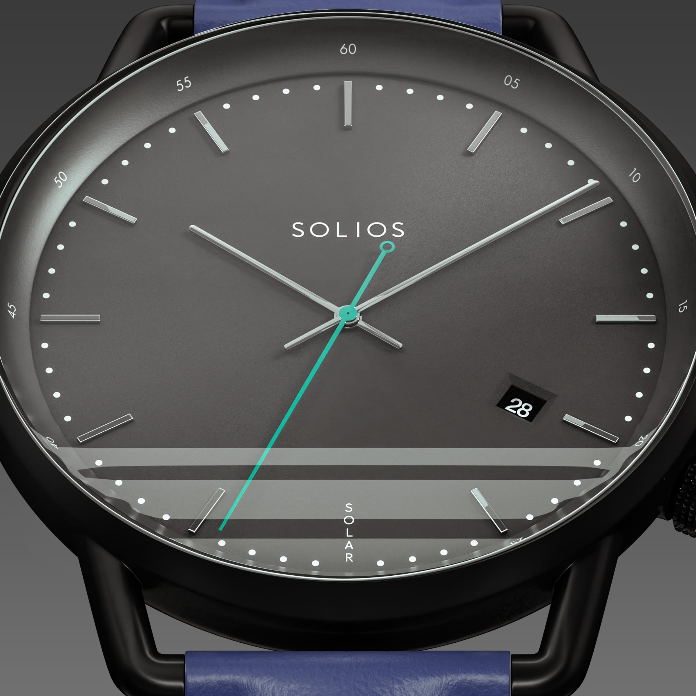 The Solar Curve | Black Dial - Black Case