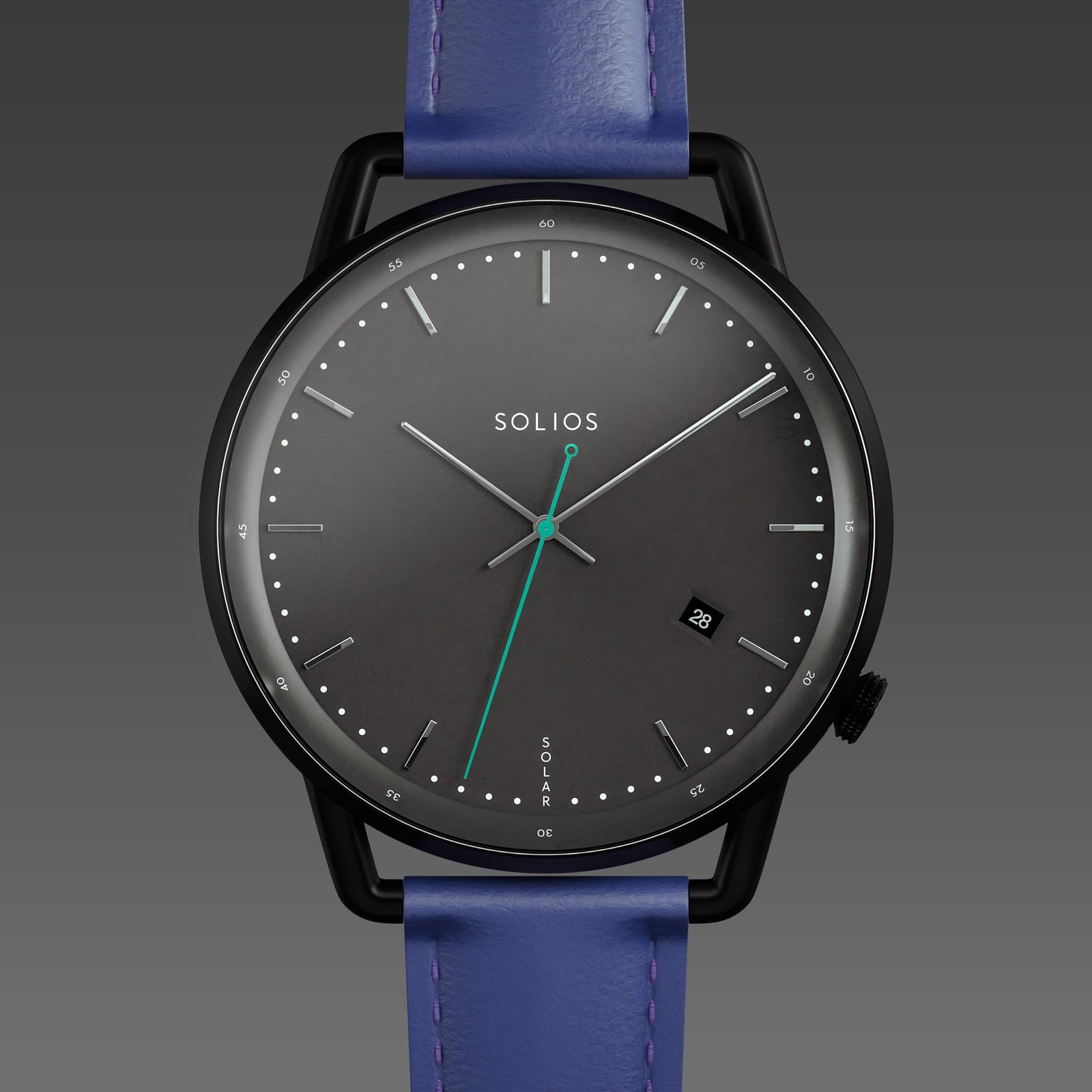 The Solar Curve | Black Dial - Black Case