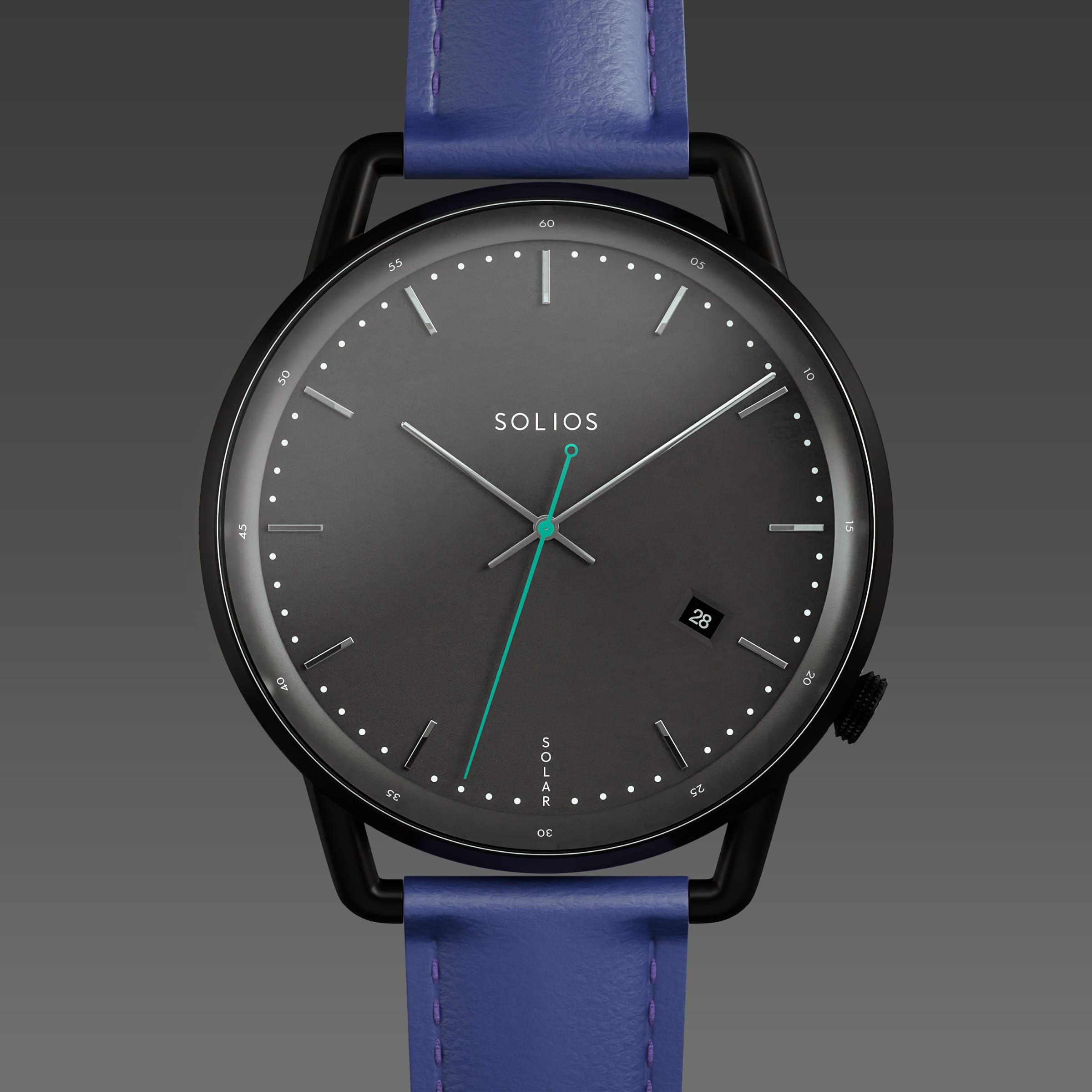 The Solar Curve | Black Dial - Black Case