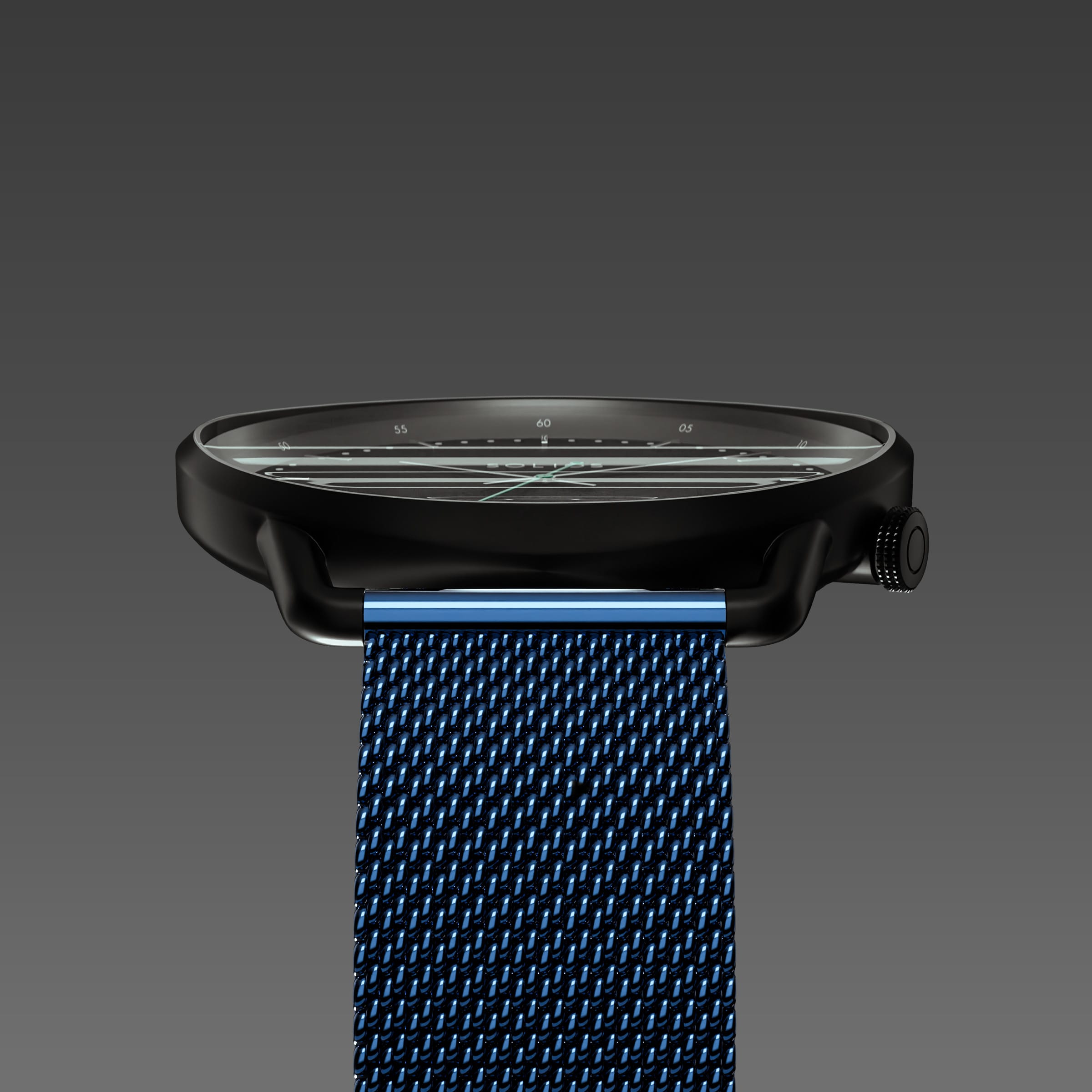 The Solar Curve | Black Dial - Black Case