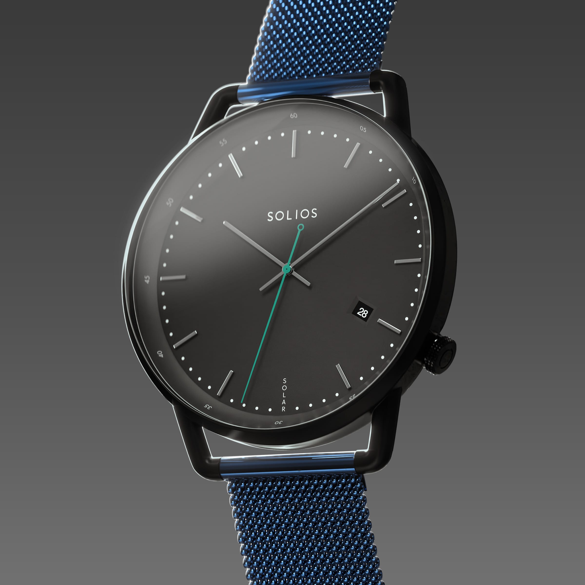 The Solar Curve | Black Dial - Black Case