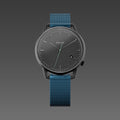 40mm / Mesh Metal / Blue