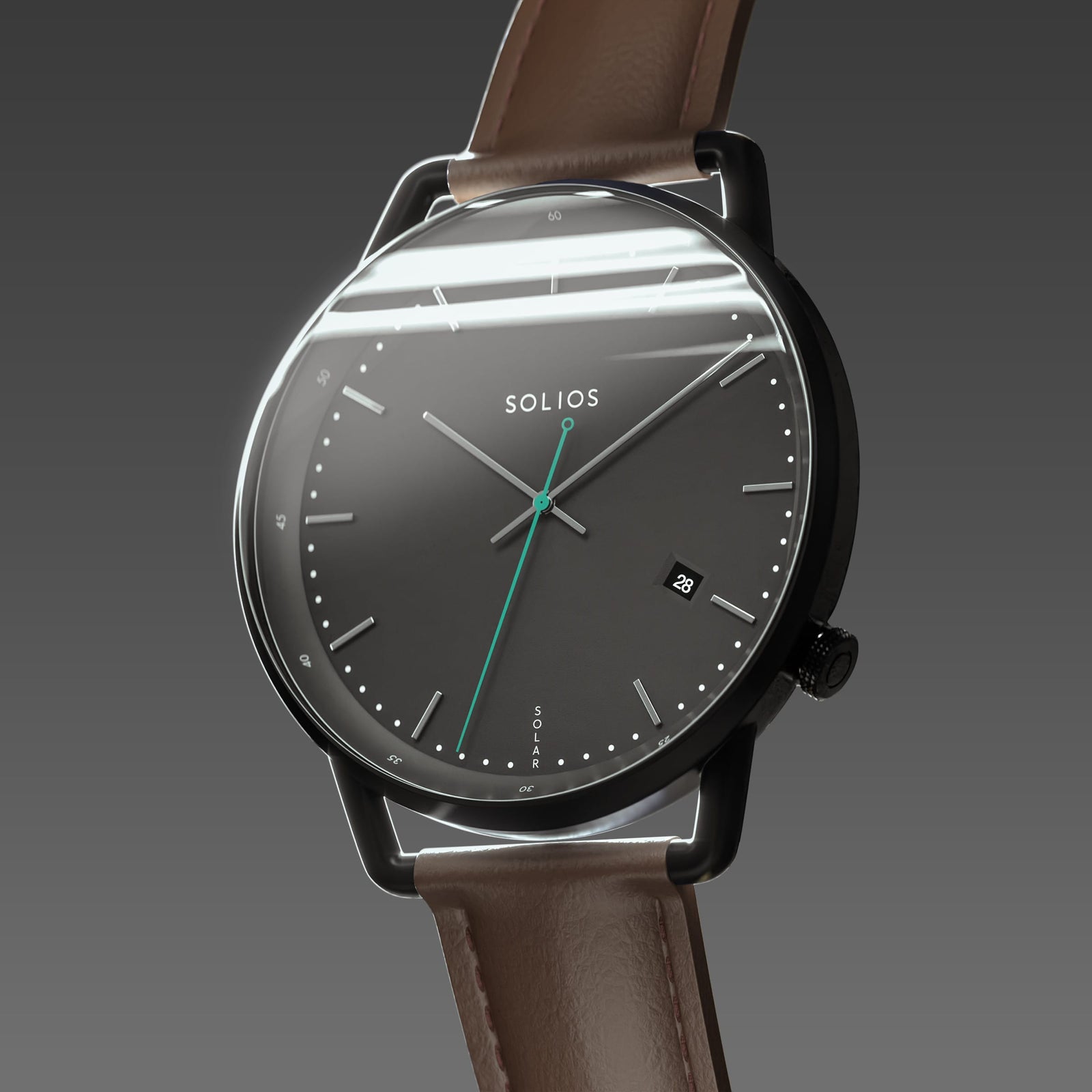 The Solar Curve | Black Dial - Black Case