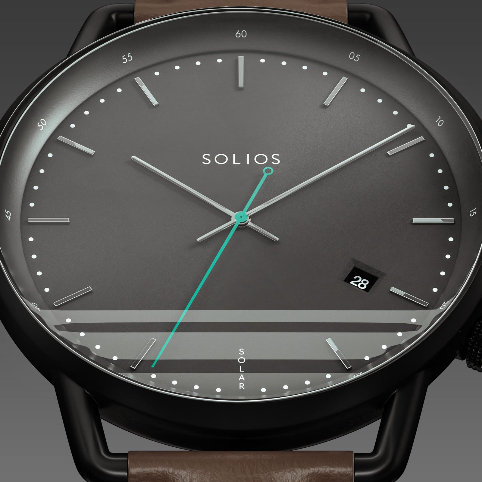 The Solar Curve | Black Dial - Black Case