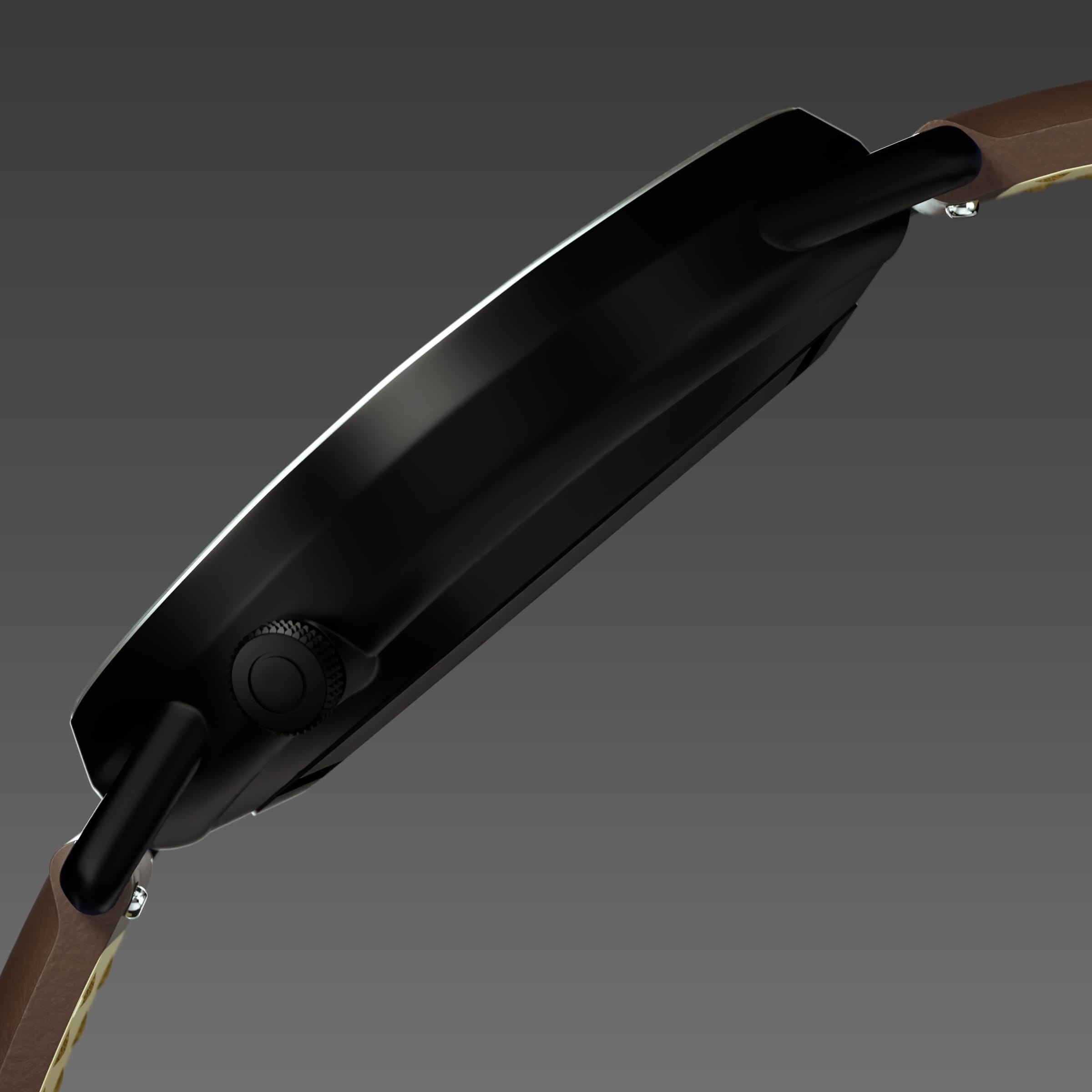 The Solar Curve | Black Dial - Black Case