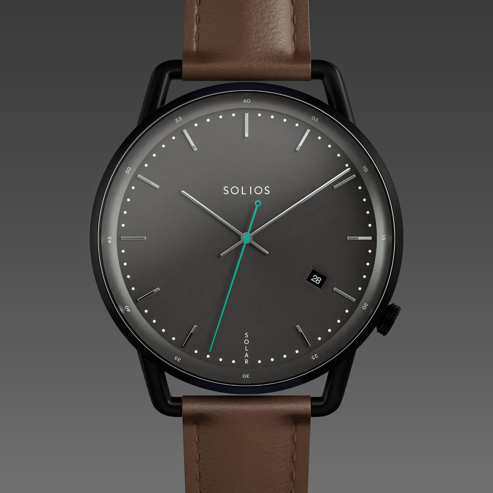 The Solar Curve | Black Dial - Black Case