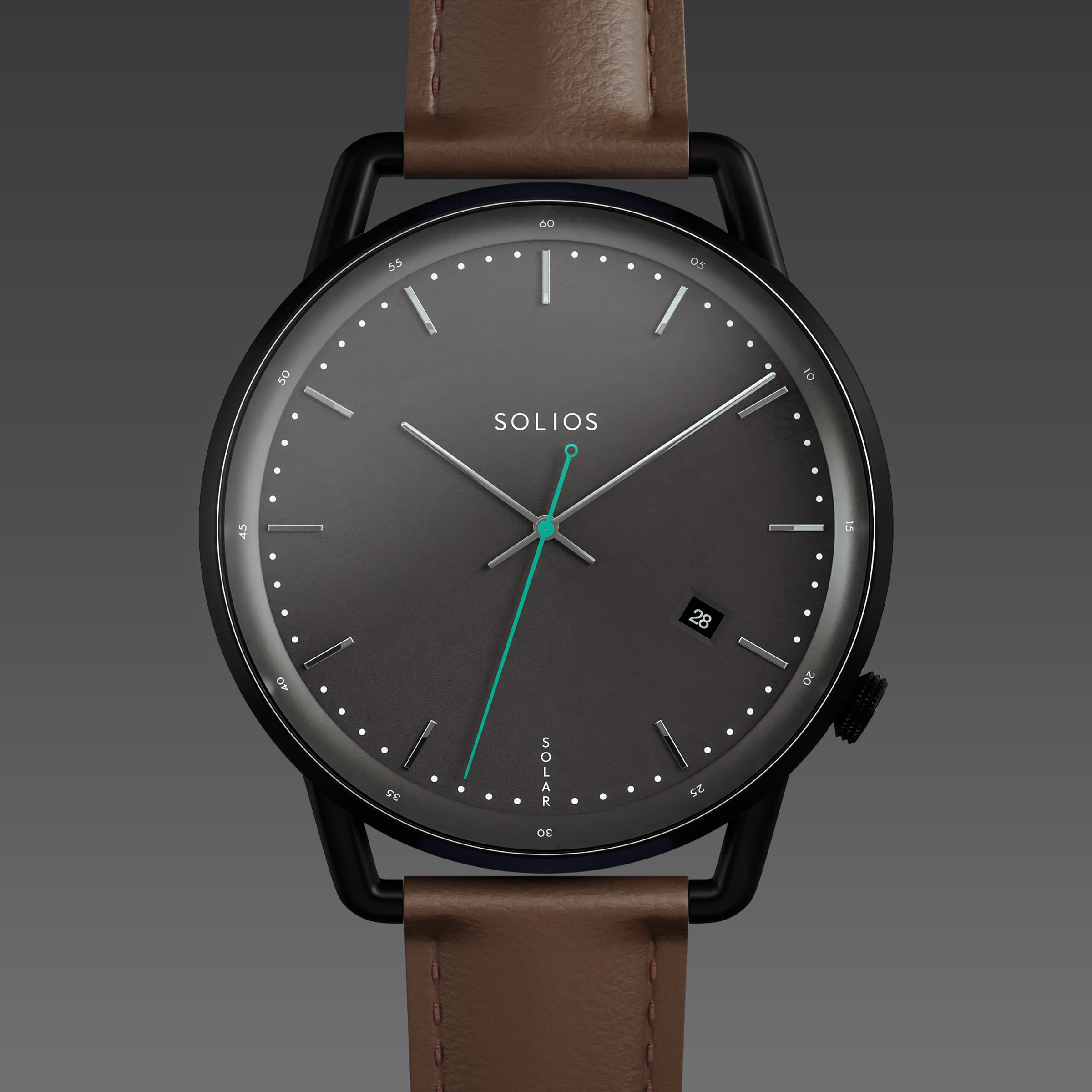 The Solar Curve | Black Dial - Black Case