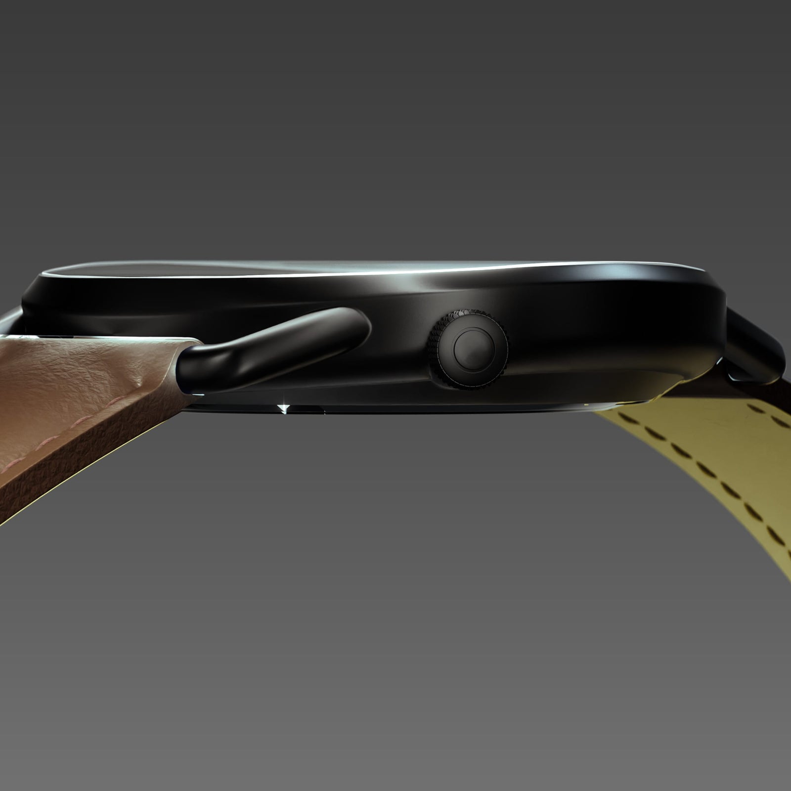 The Solar Curve | Black Dial - Black Case