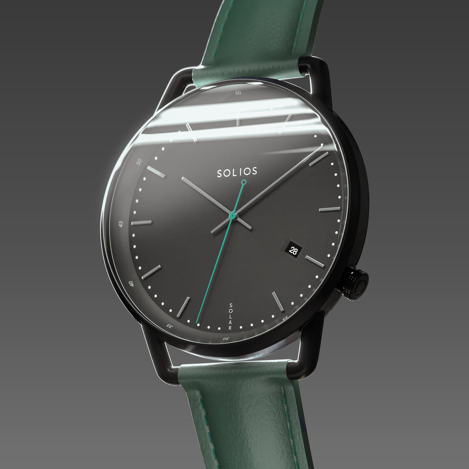 The Solar Curve | Black Dial - Black Case
