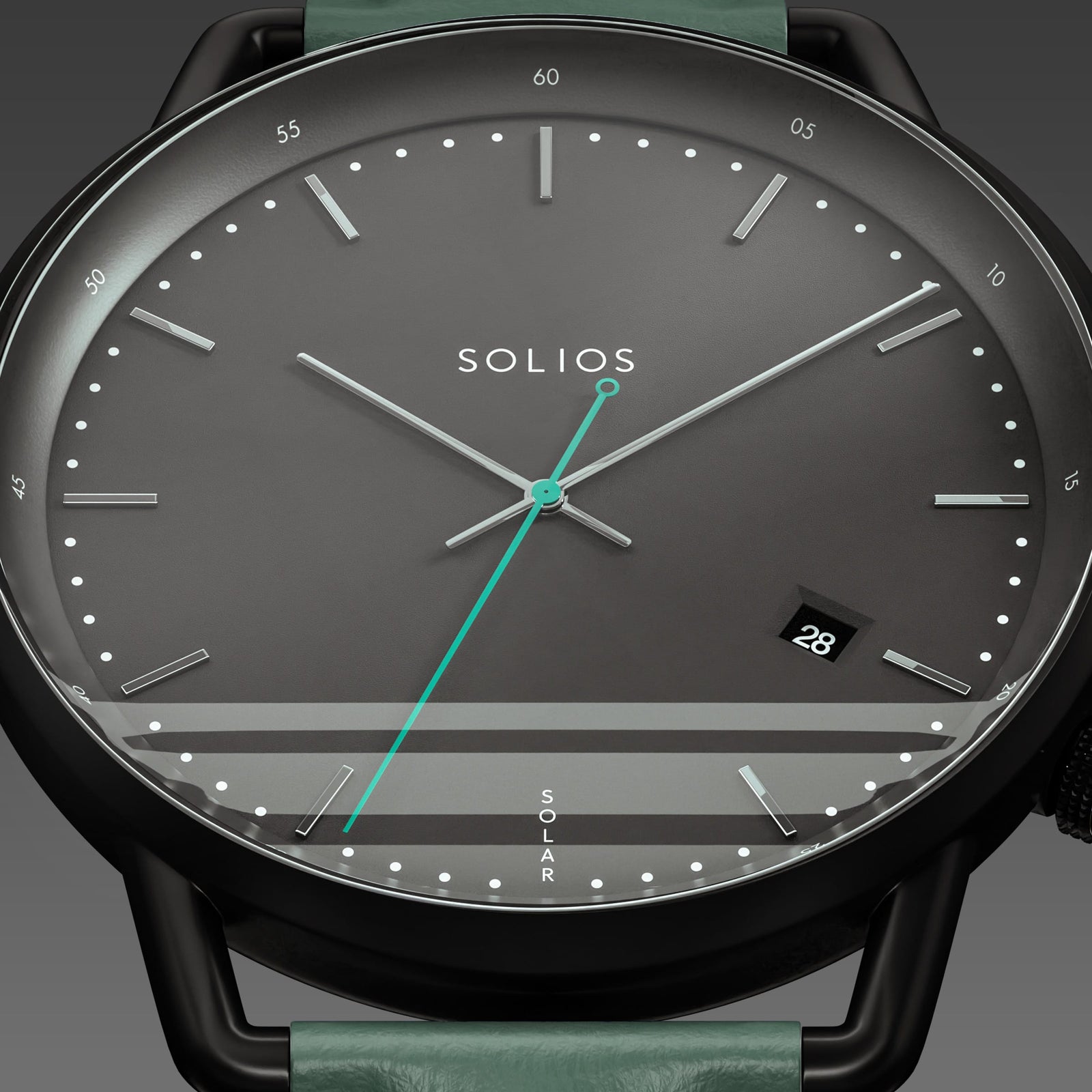 The Solar Curve | Black Dial - Black Case
