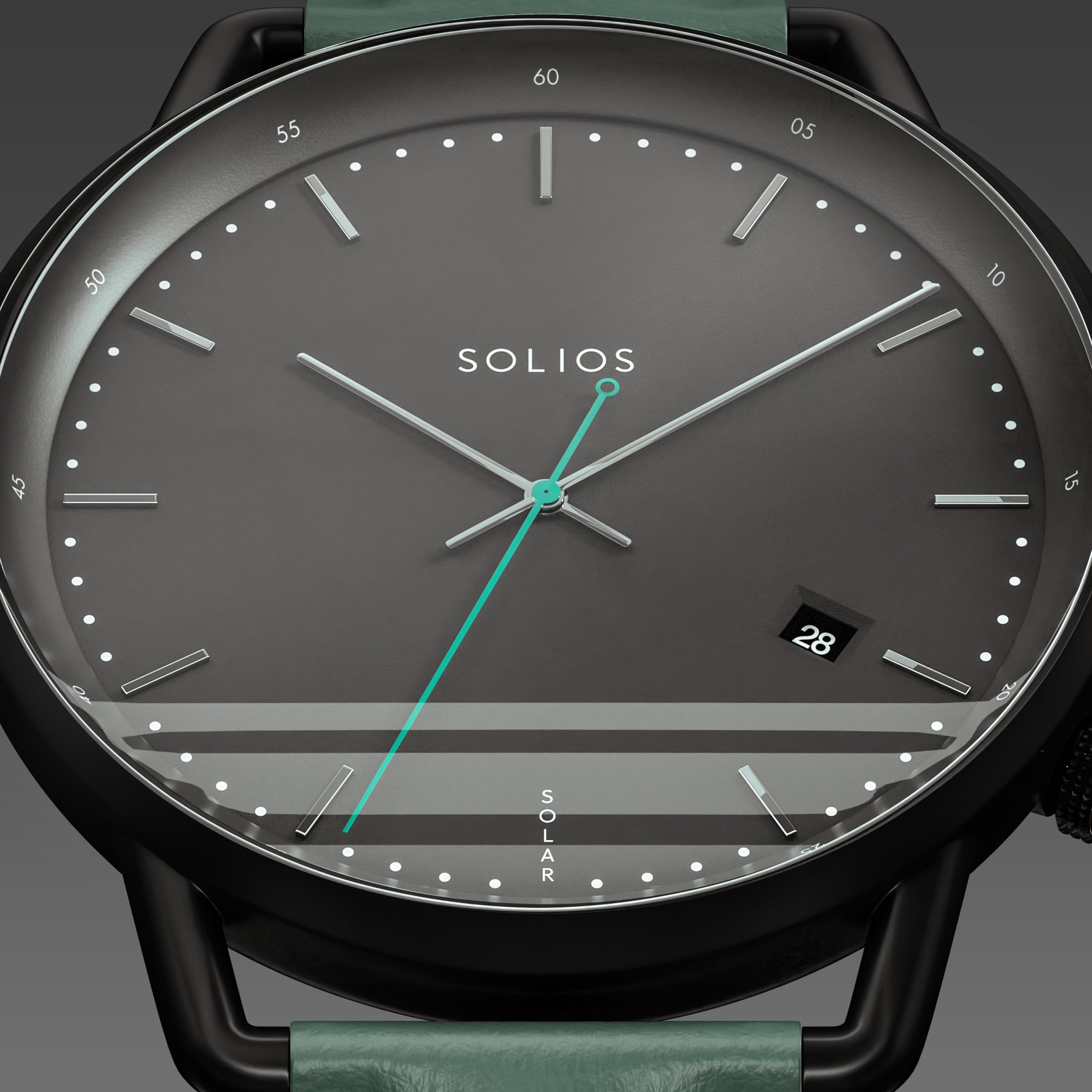 The Solar Curve | Black Dial - Black Case