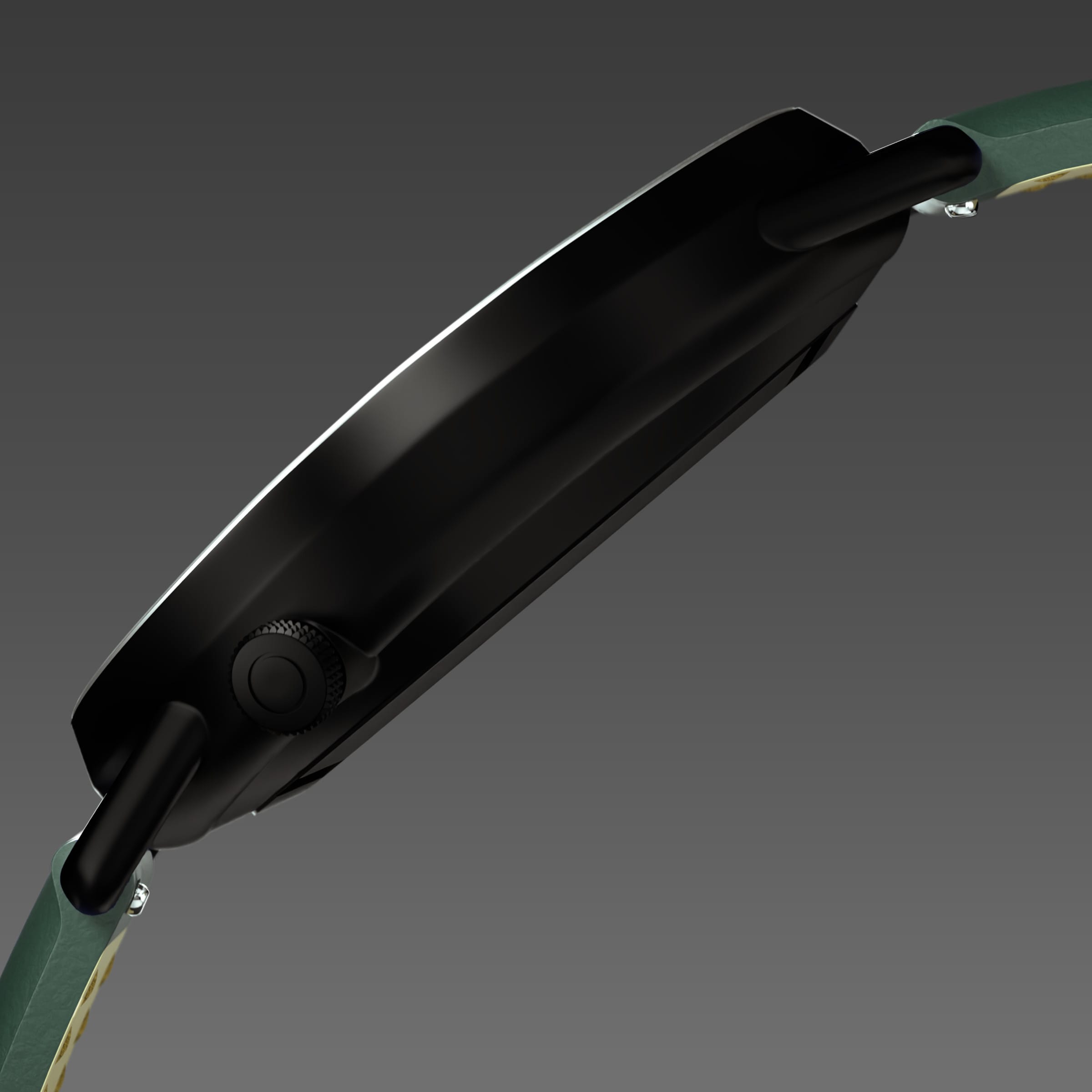 The Solar Curve | Black Dial - Black Case