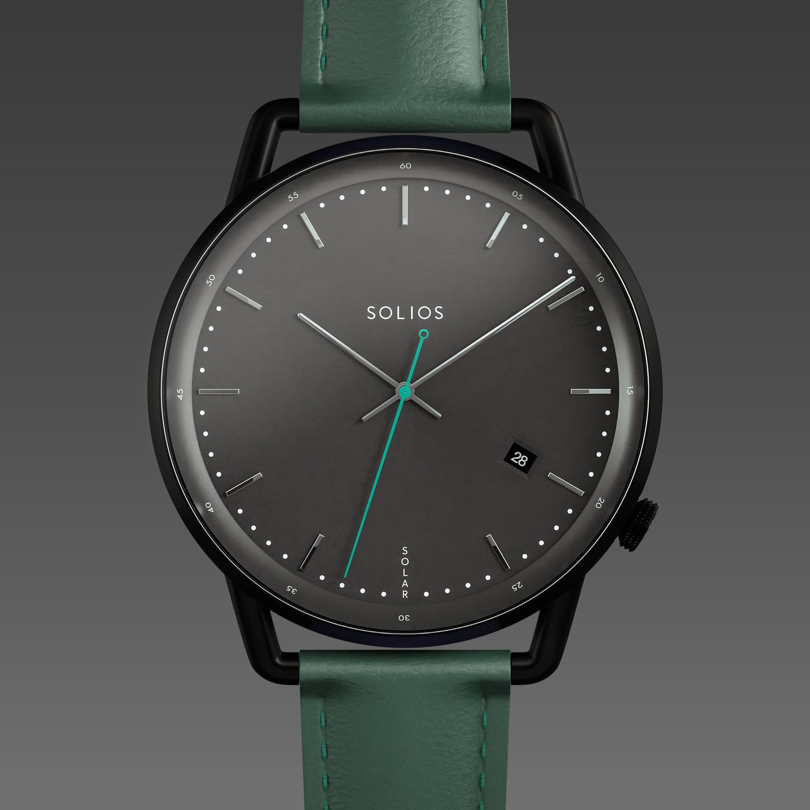The Solar Curve | Black Dial - Black Case