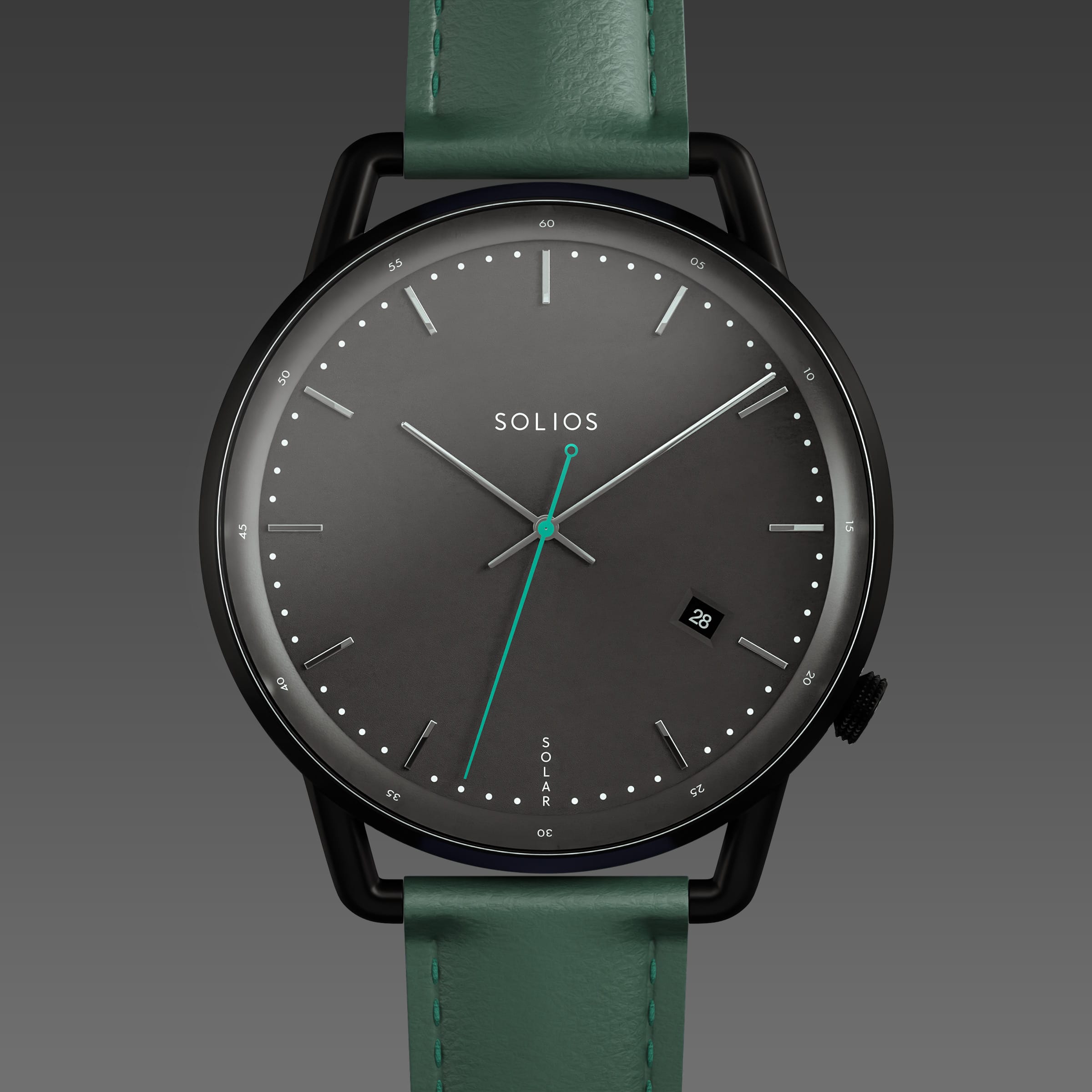 The Solar Curve | Black Dial - Black Case