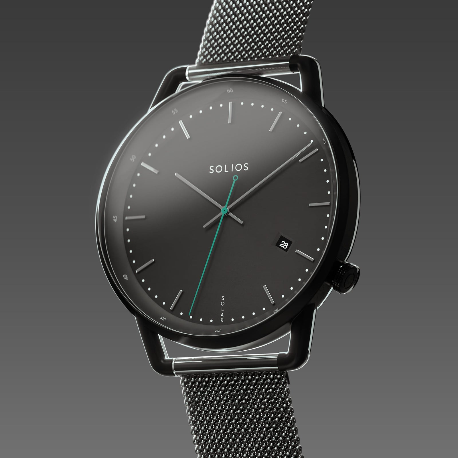 The Solar Curve | Black Dial - Black Case