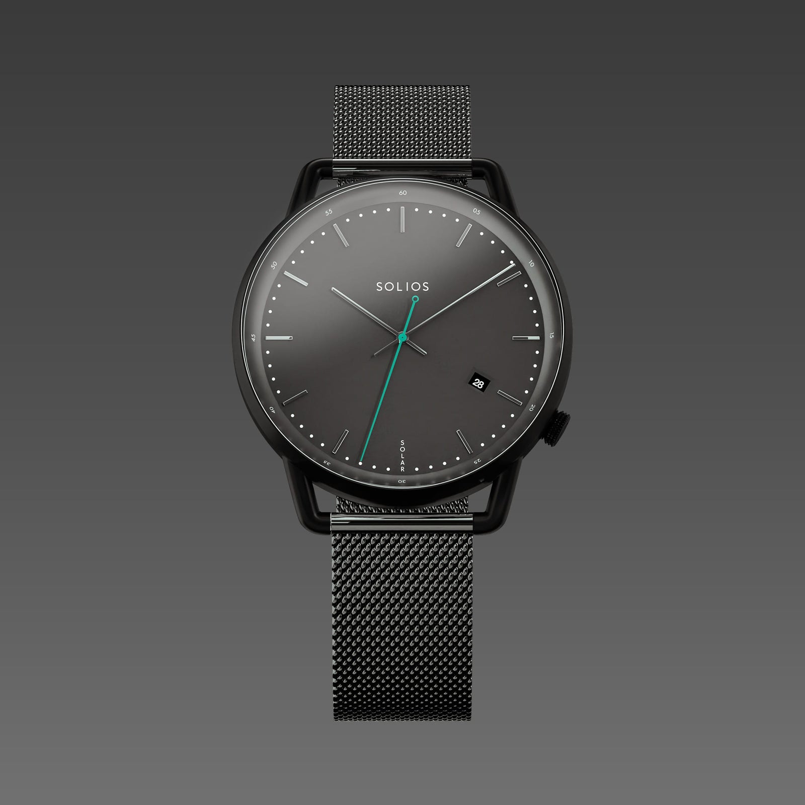 The Solar Curve | Black Dial - Black Case