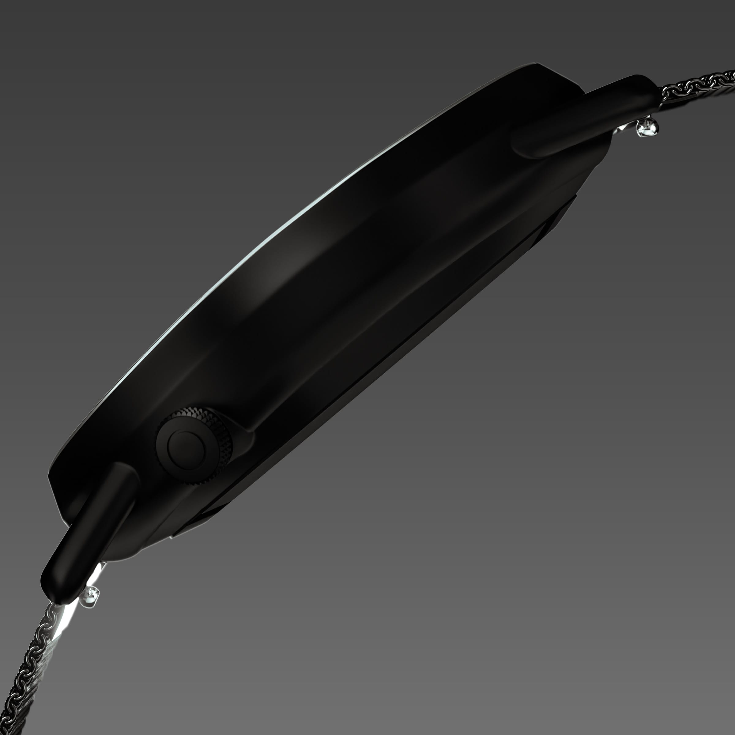 The Solar Curve | Black Dial - Black Case