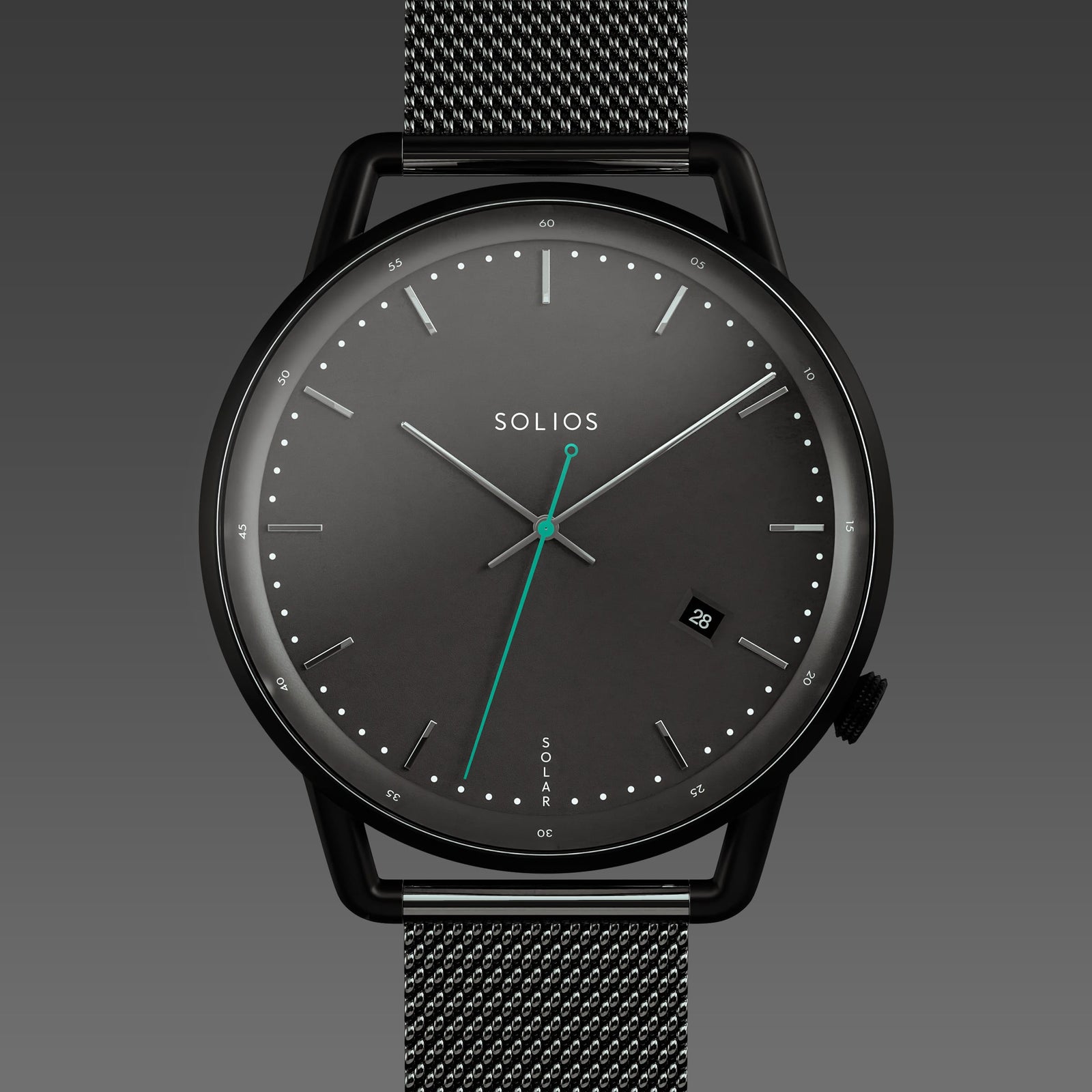 The Solar Curve | Black Dial - Black Case