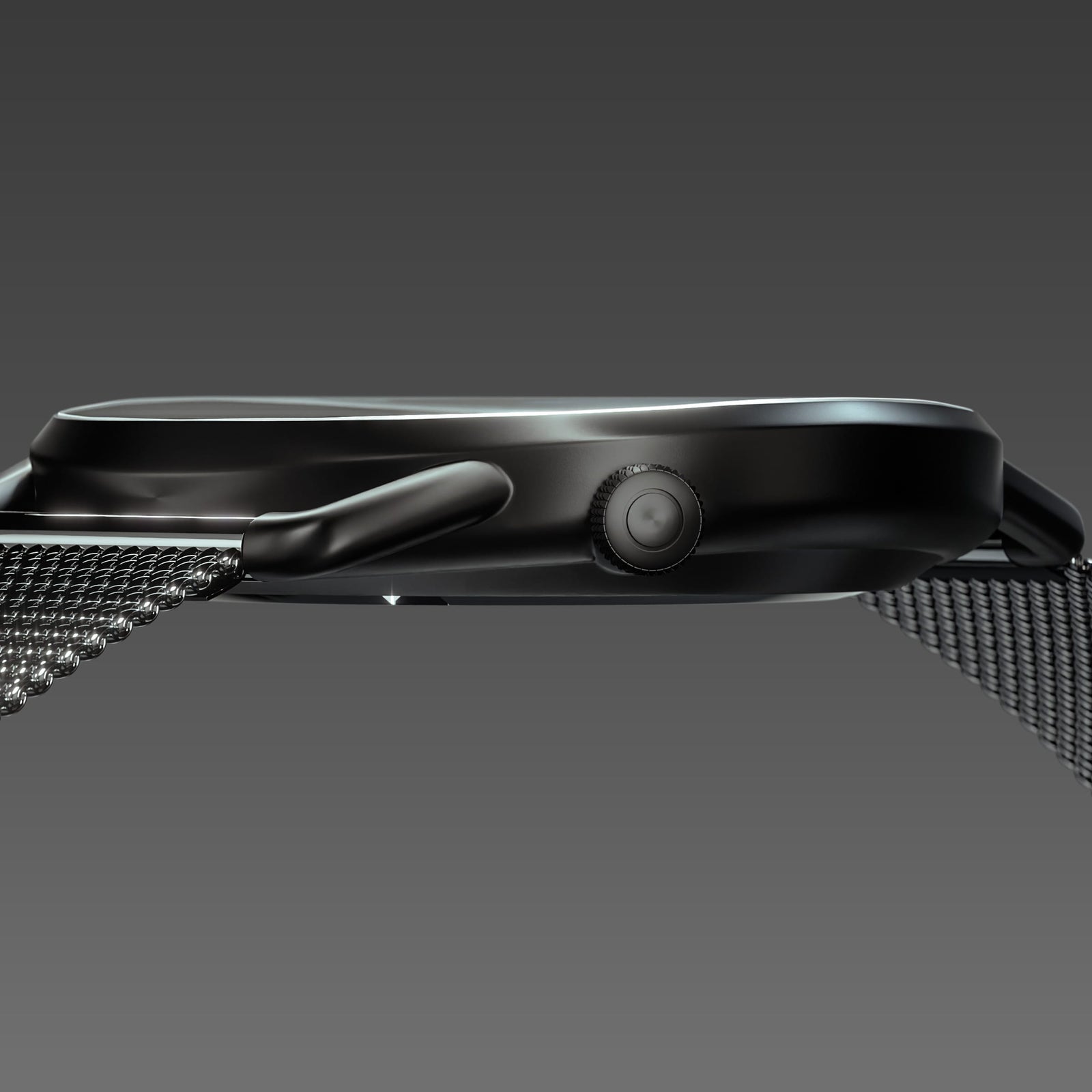 The Solar Curve | Black Dial - Black Case