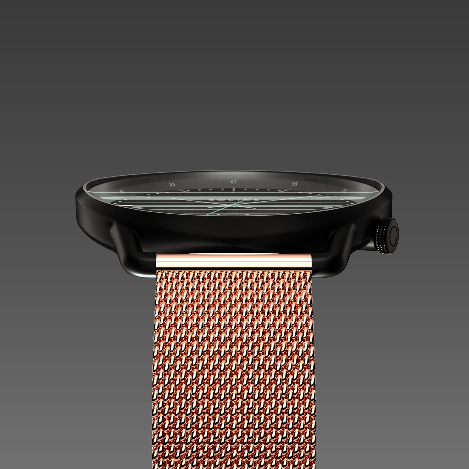The Solar Curve | Black Dial - Black Case