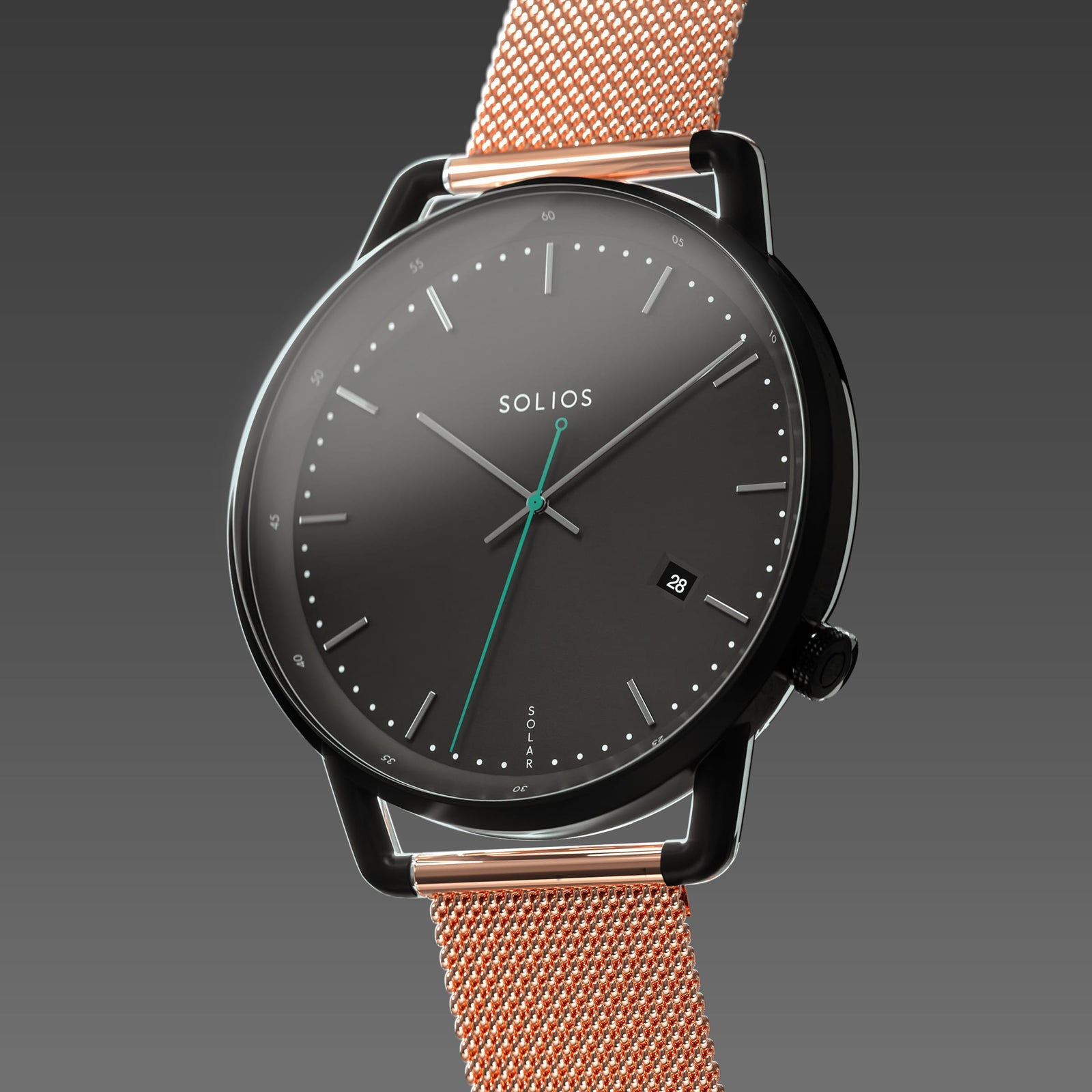 The Solar Curve | Black Dial - Black Case