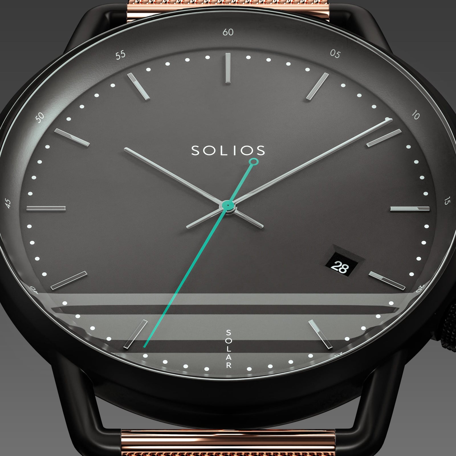 The Solar Curve | Black Dial - Black Case
