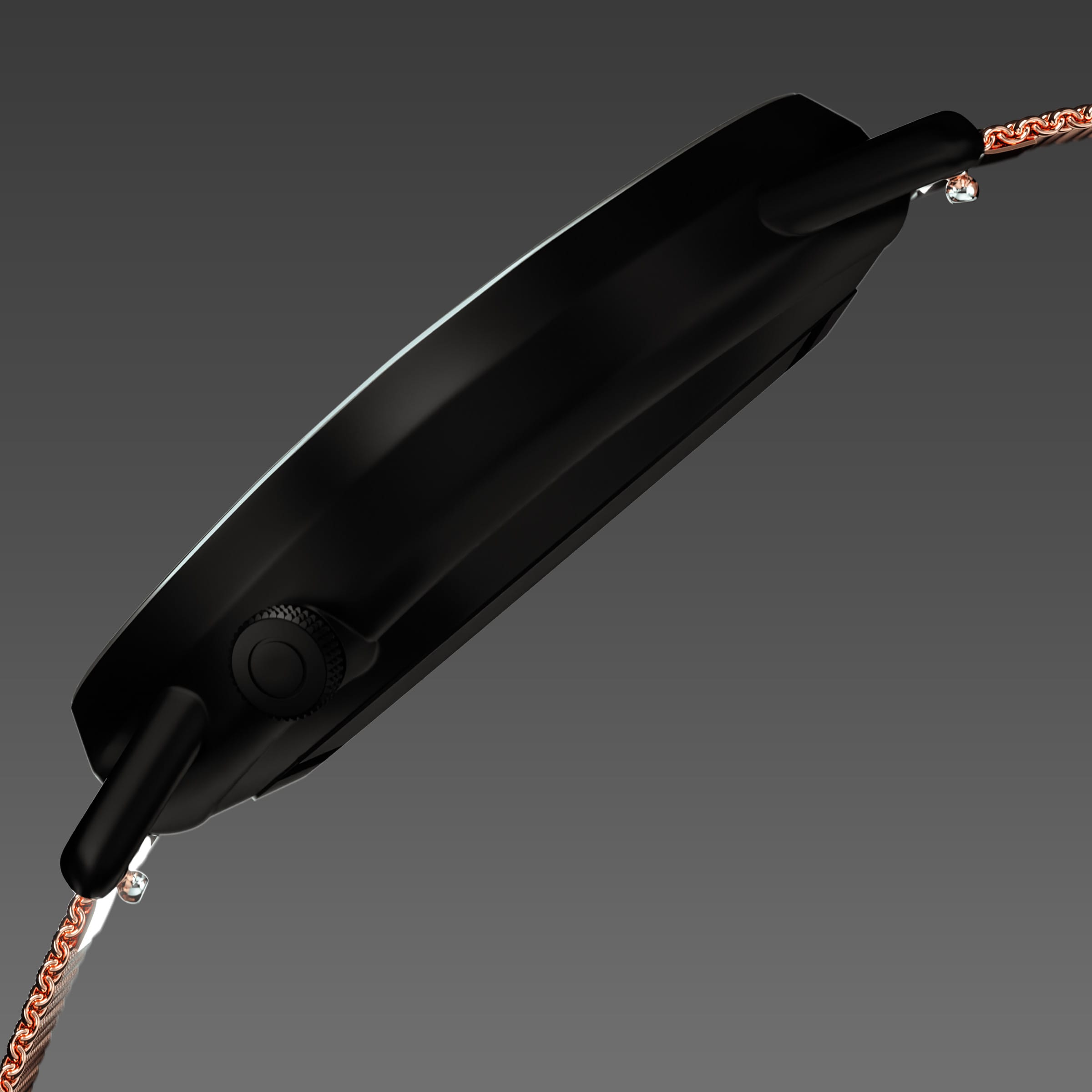 The Solar Curve | Black Dial - Black Case