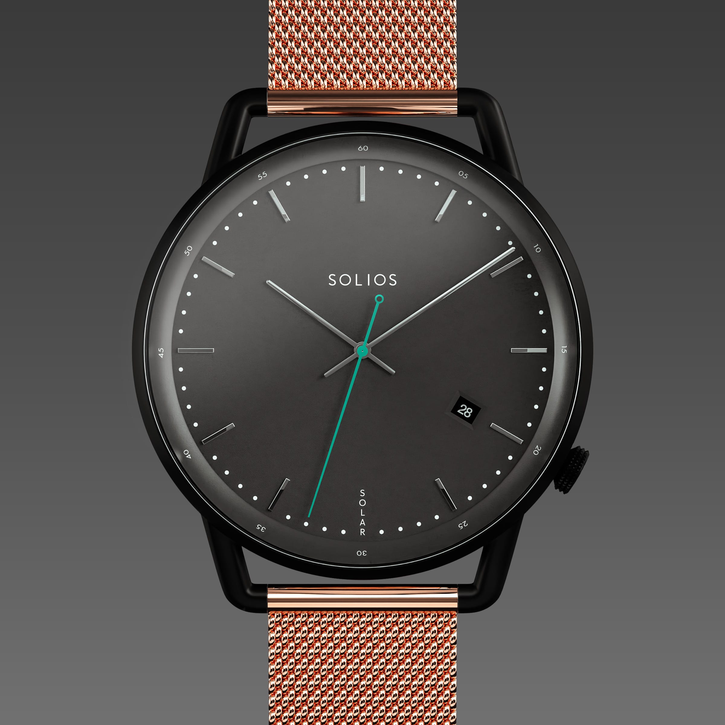 The Solar Curve | Black Dial - Black Case