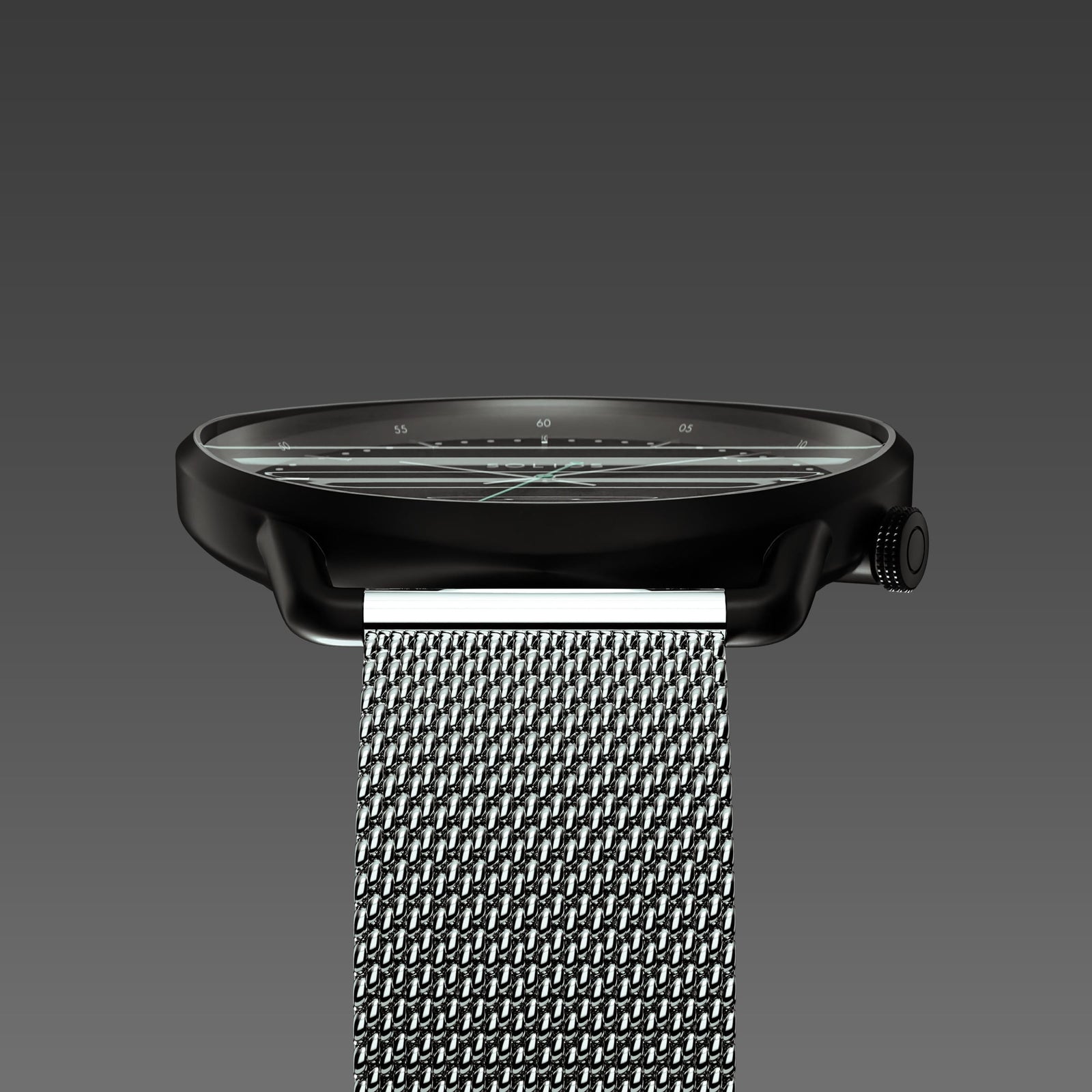 The Solar Curve | Black Dial - Black Case
