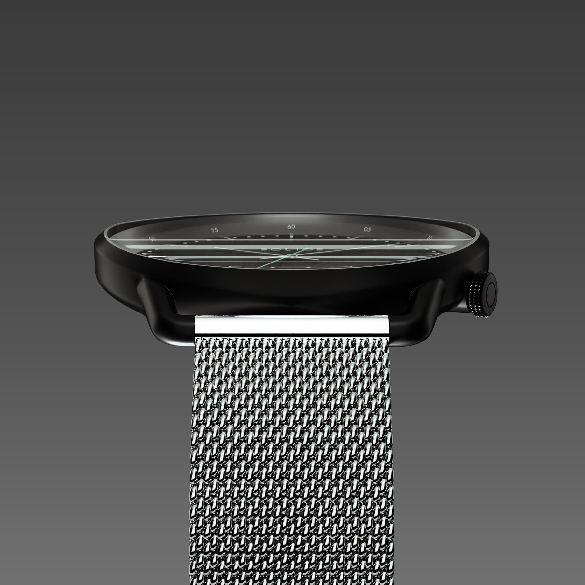 The Solar Curve | Black Dial - Black Case