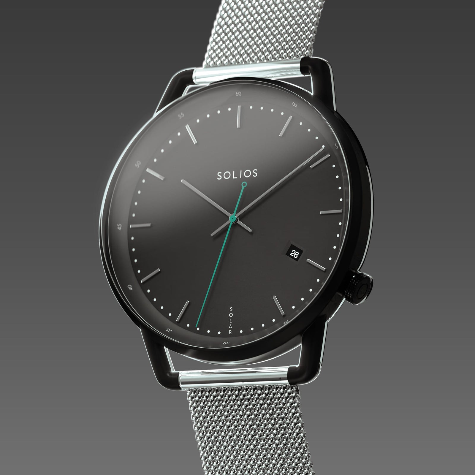 The Solar Curve | Black Dial - Black Case