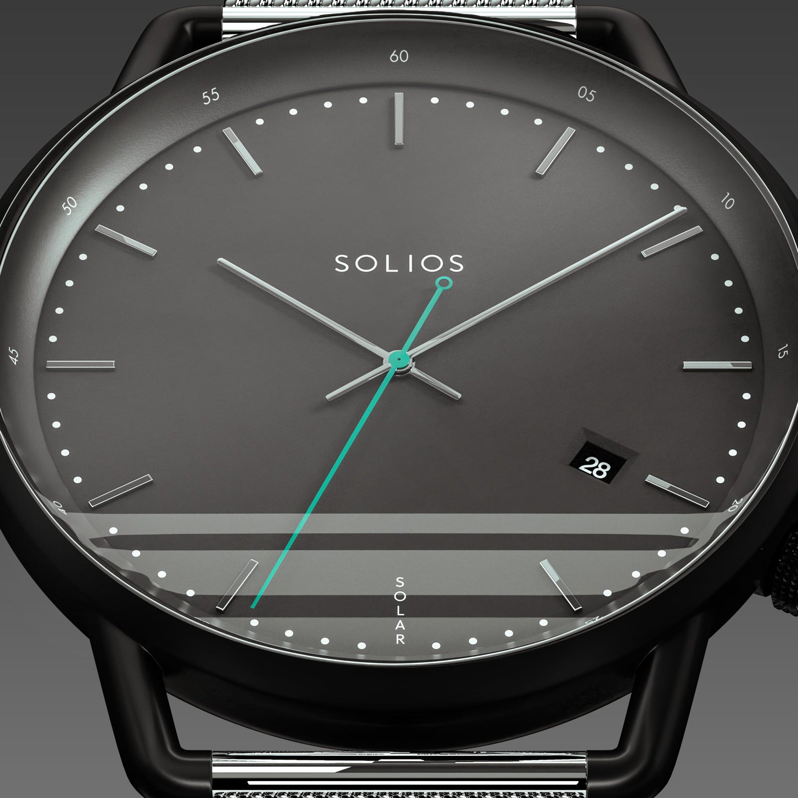 The Solar Curve | Black Dial - Black Case