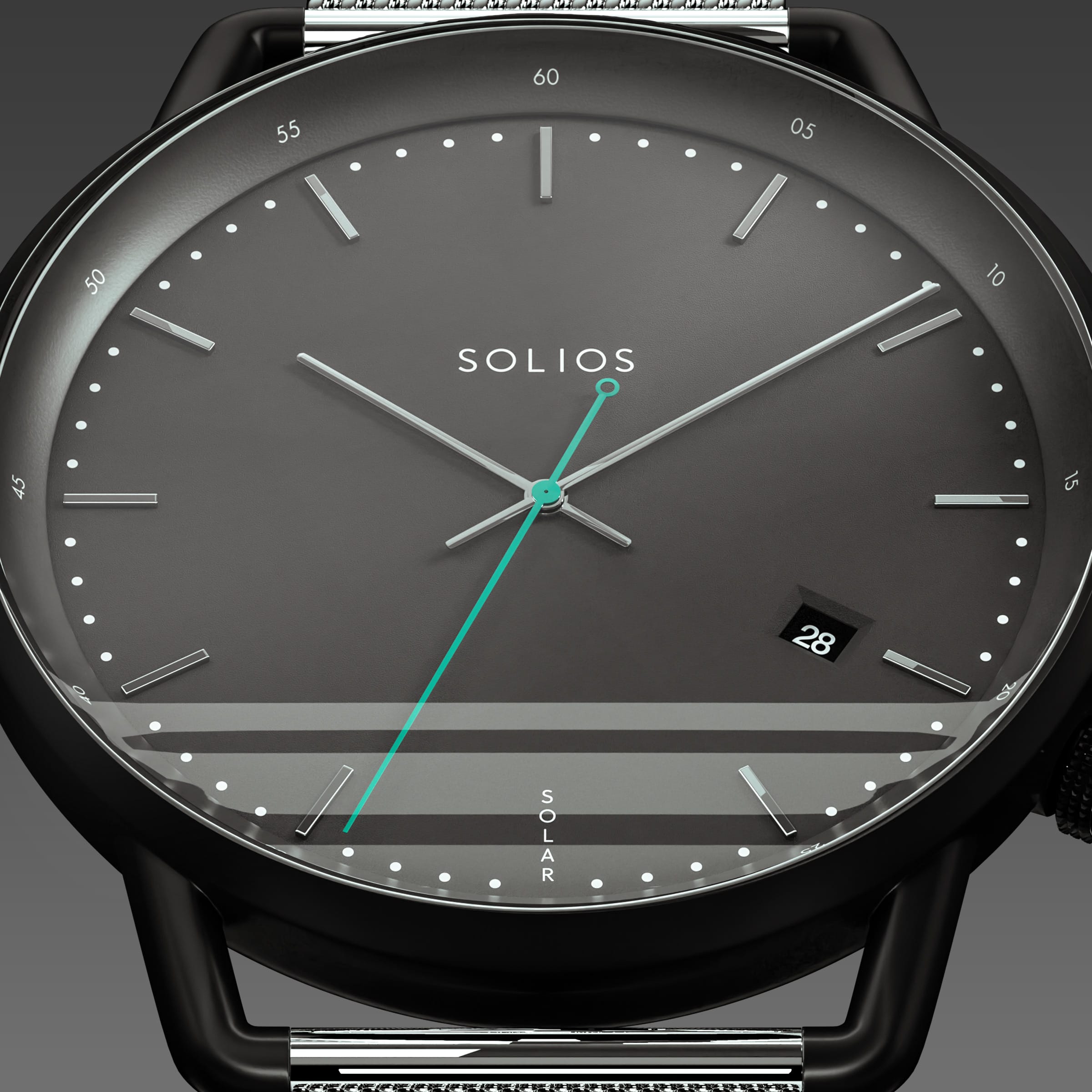 The Solar Curve | Black Dial - Black Case