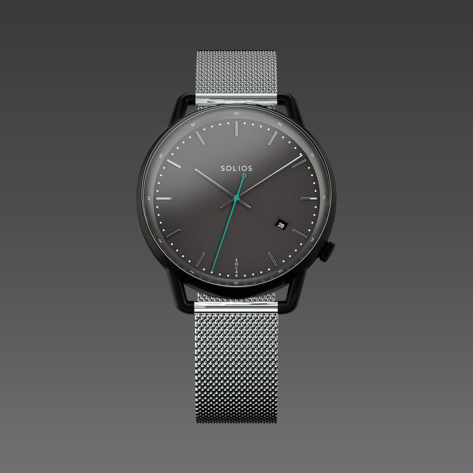 The Solar Curve | Black Dial - Black Case