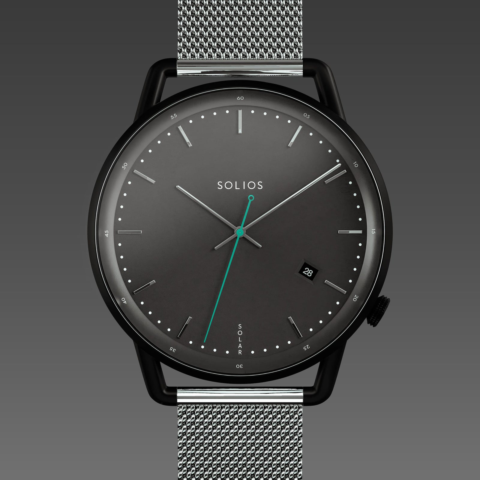 The Solar Curve | Black Dial - Black Case