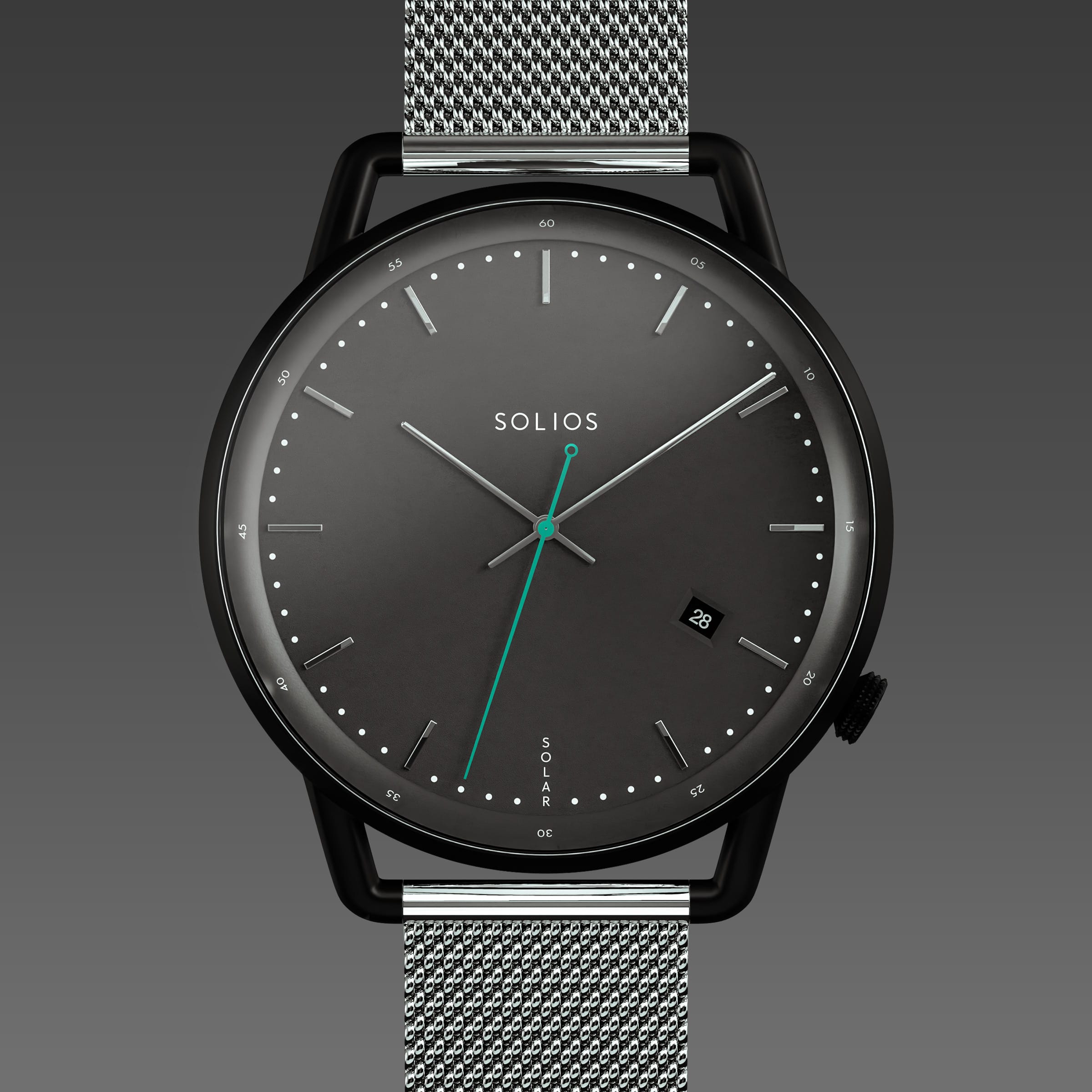The Solar Curve | Black Dial - Black Case
