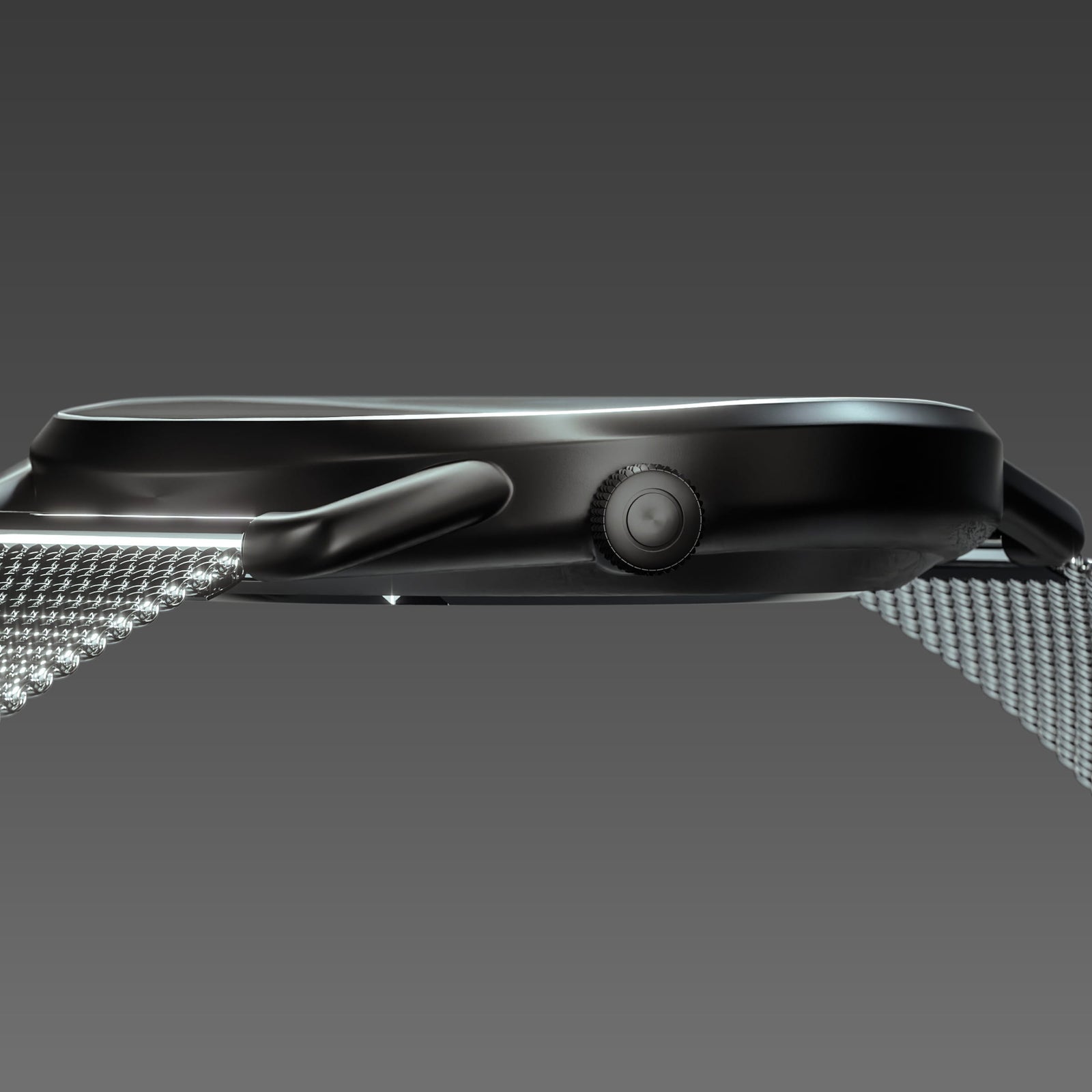 The Solar Curve | Black Dial - Black Case