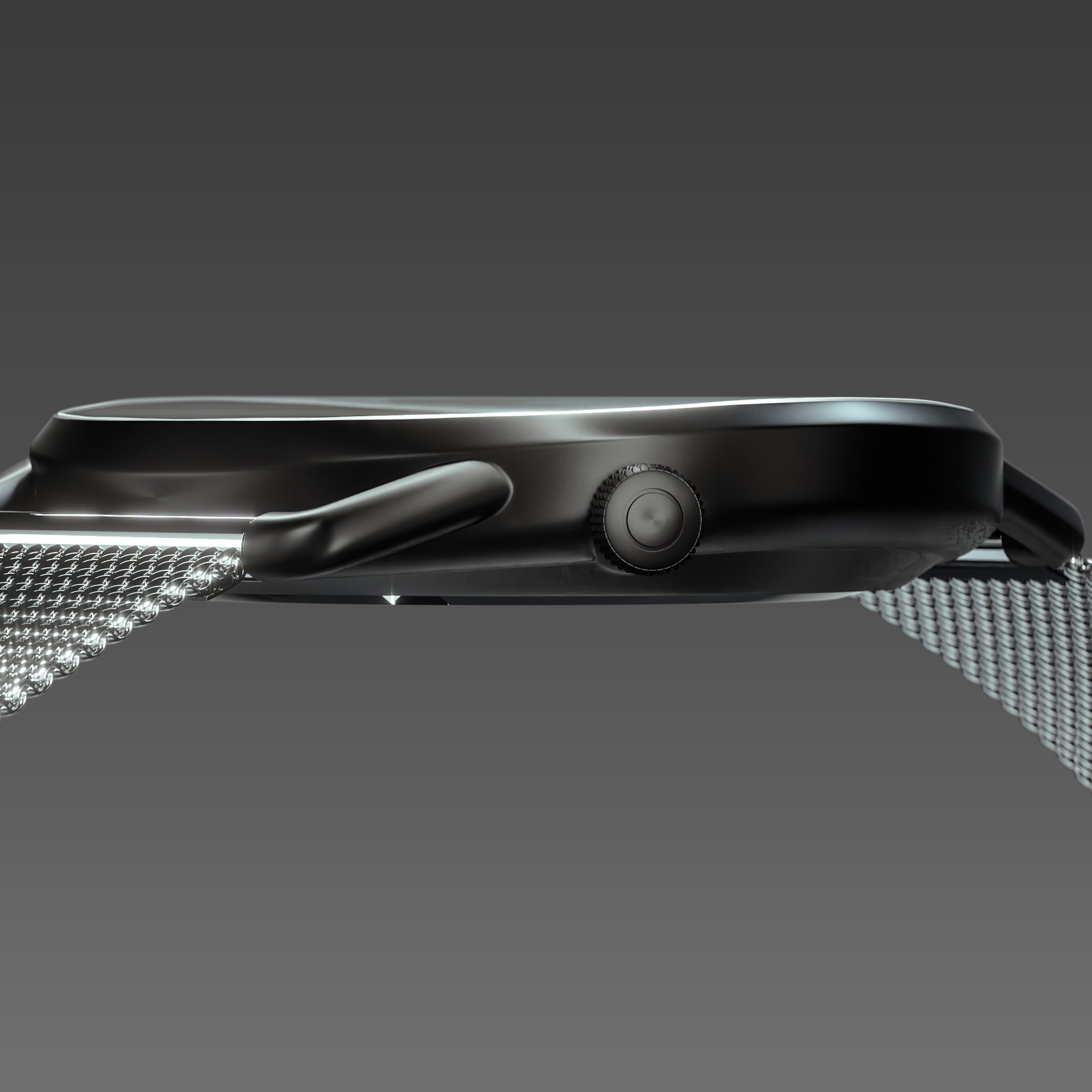 The Solar Curve | Black Dial - Black Case