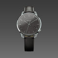 The Solar Curve | Black Dial - Silver Case