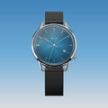 40mm / Mesh Metal / Black