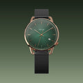 40mm / Mesh Metal / Black