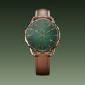 40mm / Eco Vegan Leather / Brown