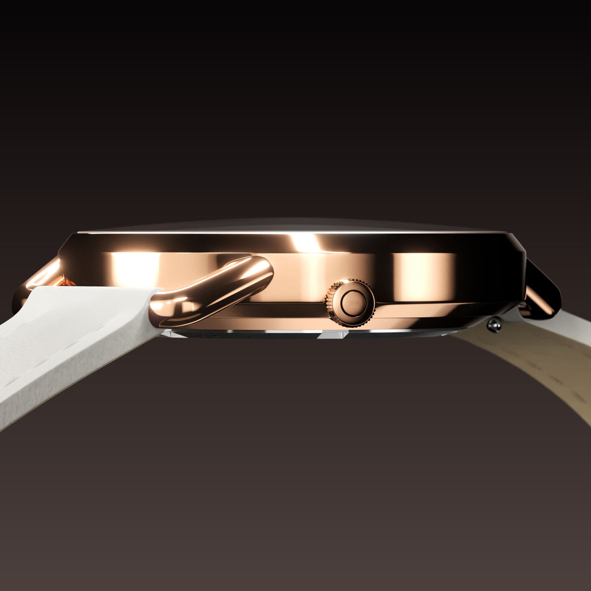 La Solar Curve Mini | Cadran Noir - Boîtier Or Rose