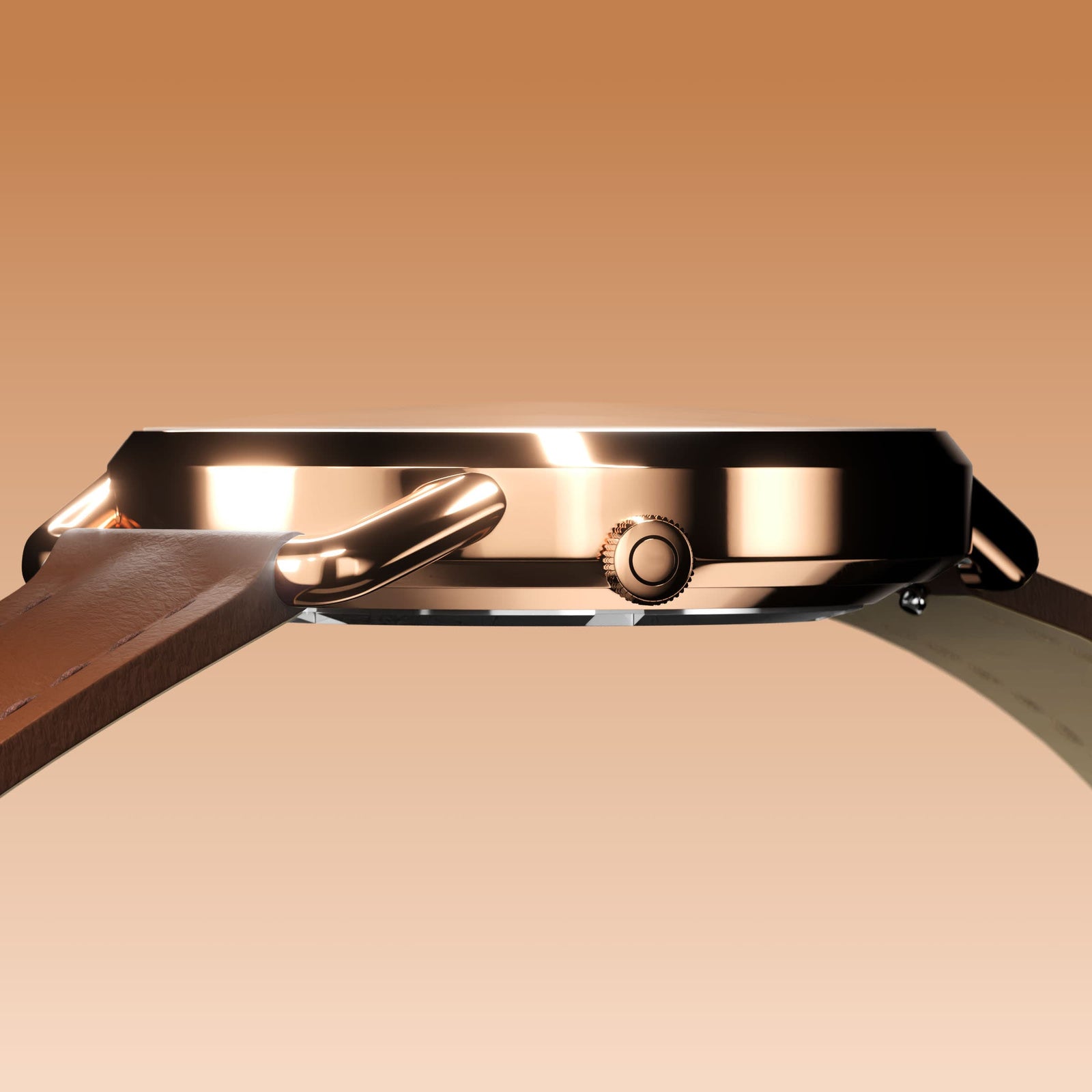 La Solar Curve Mini | Cadran Blanc - Boîtier Or Rose