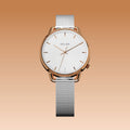32mm / Mesh Metal / Silver