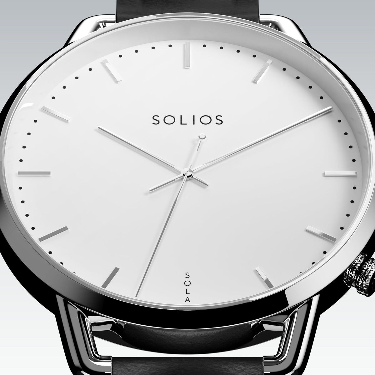 La Solar Curve Mini | Cadran Blanc - Boîtier Argent
