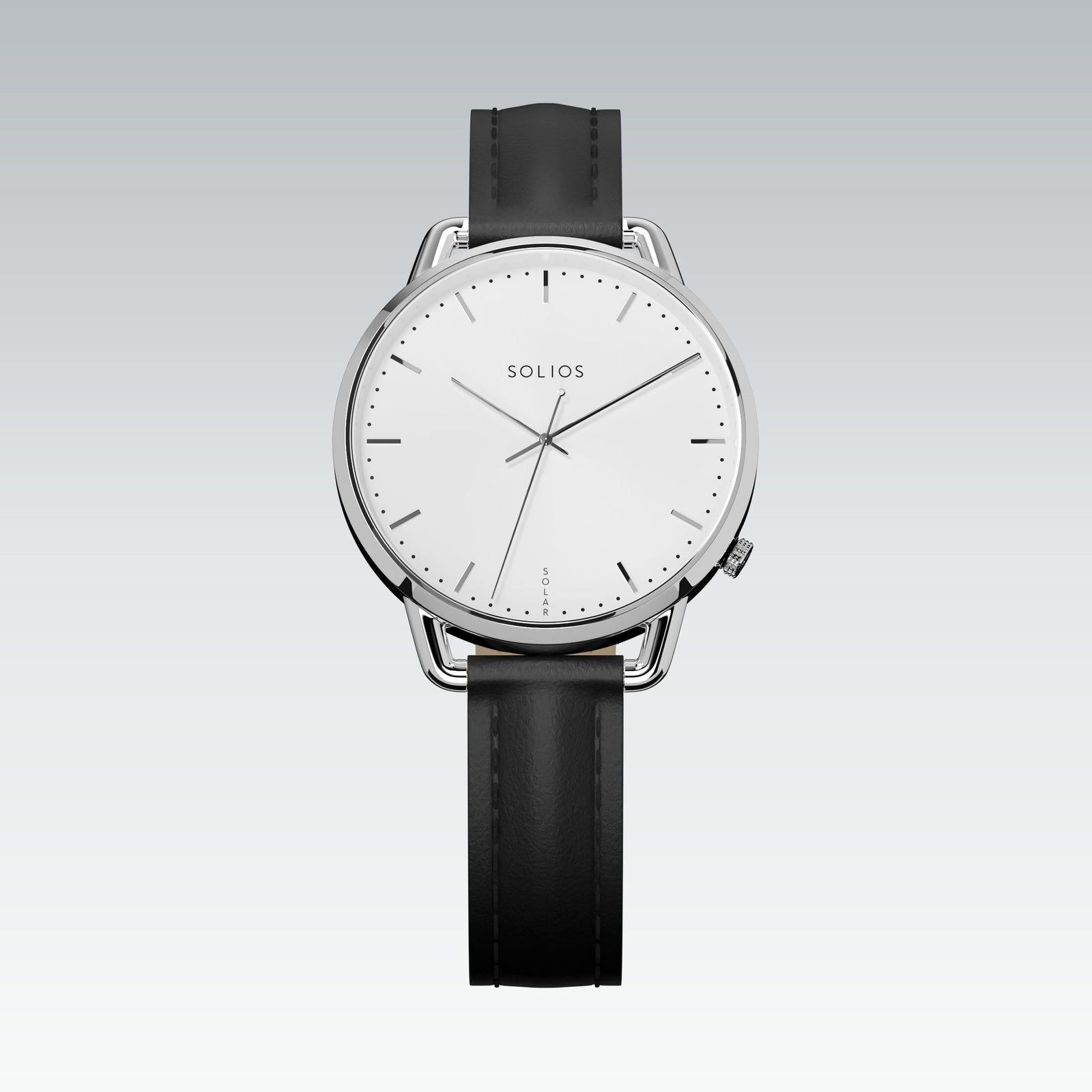 La Solar Curve Mini | Cadran Blanc - Boîtier Argent